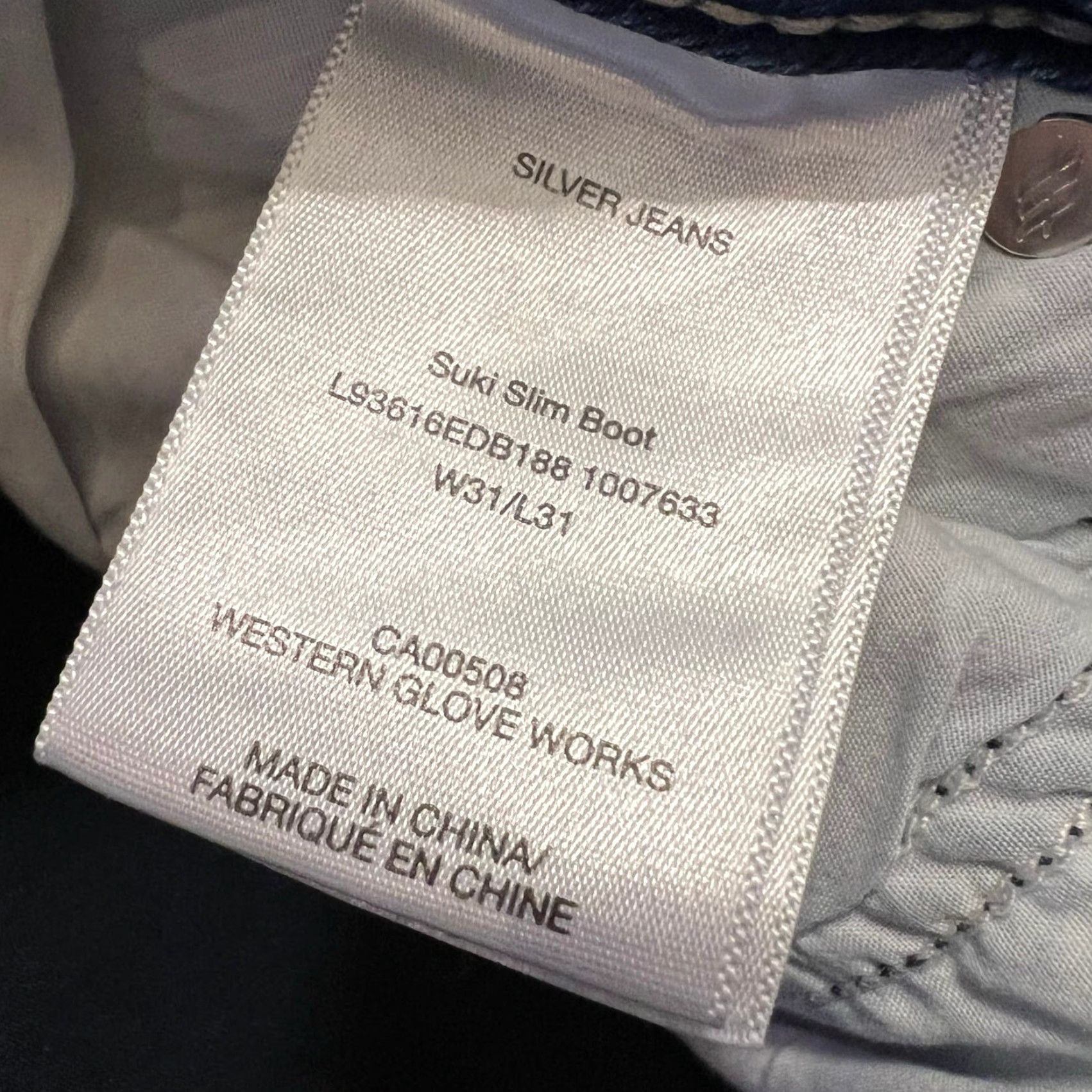Silver Jeans Co. **Suki Silver Jeans Women 31 Bootcut Blue** User: Suki Silver Jeans Women 31 Bootcut Blue Size 24" / US 00 / IT 34 - 5 Thumbnail