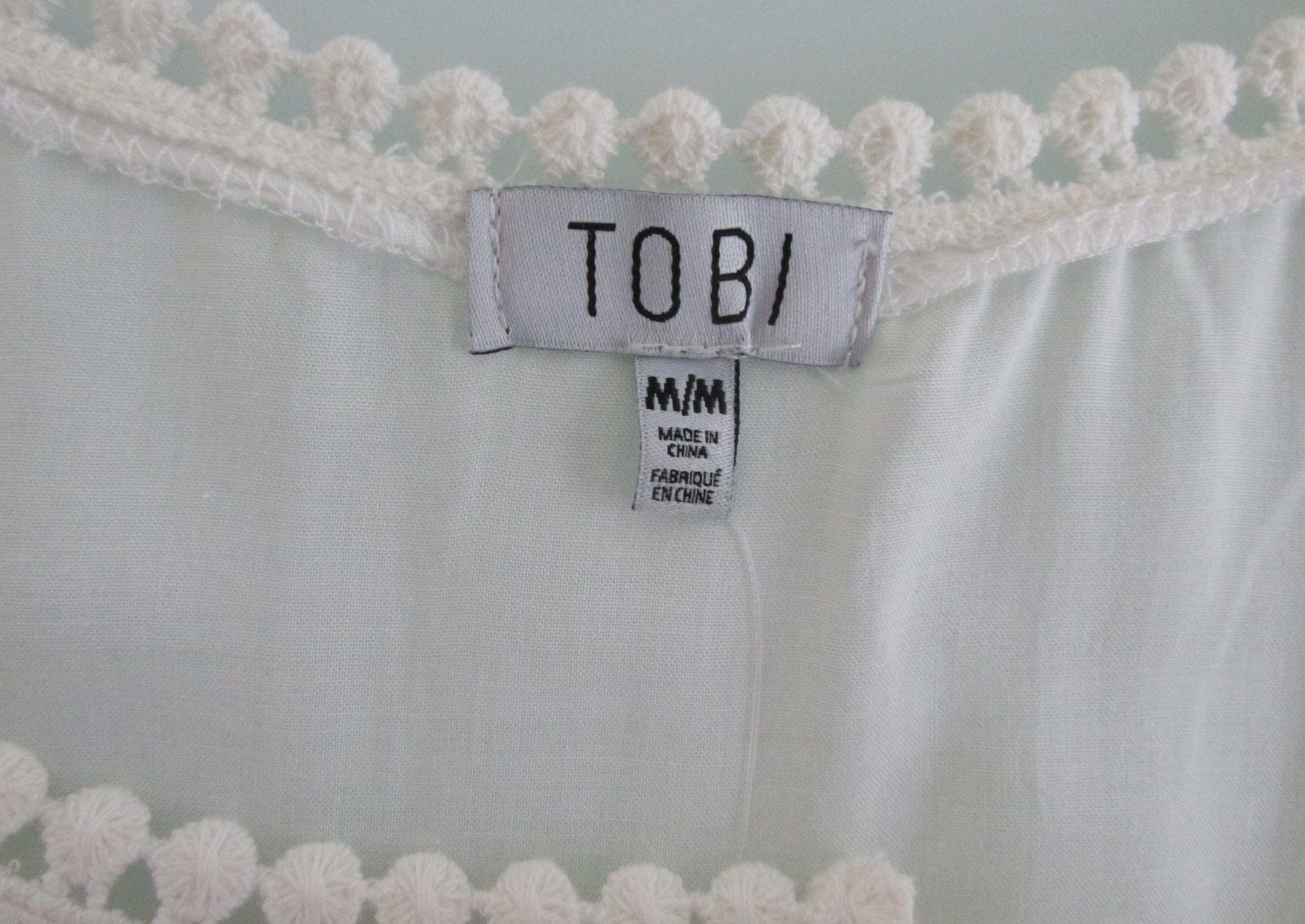 Other TOBI (NWT) Women's Long Sleeve Rayon Blouse Size Medium Size M / US 6-8 / IT 42-44 - 2 Thumbnail