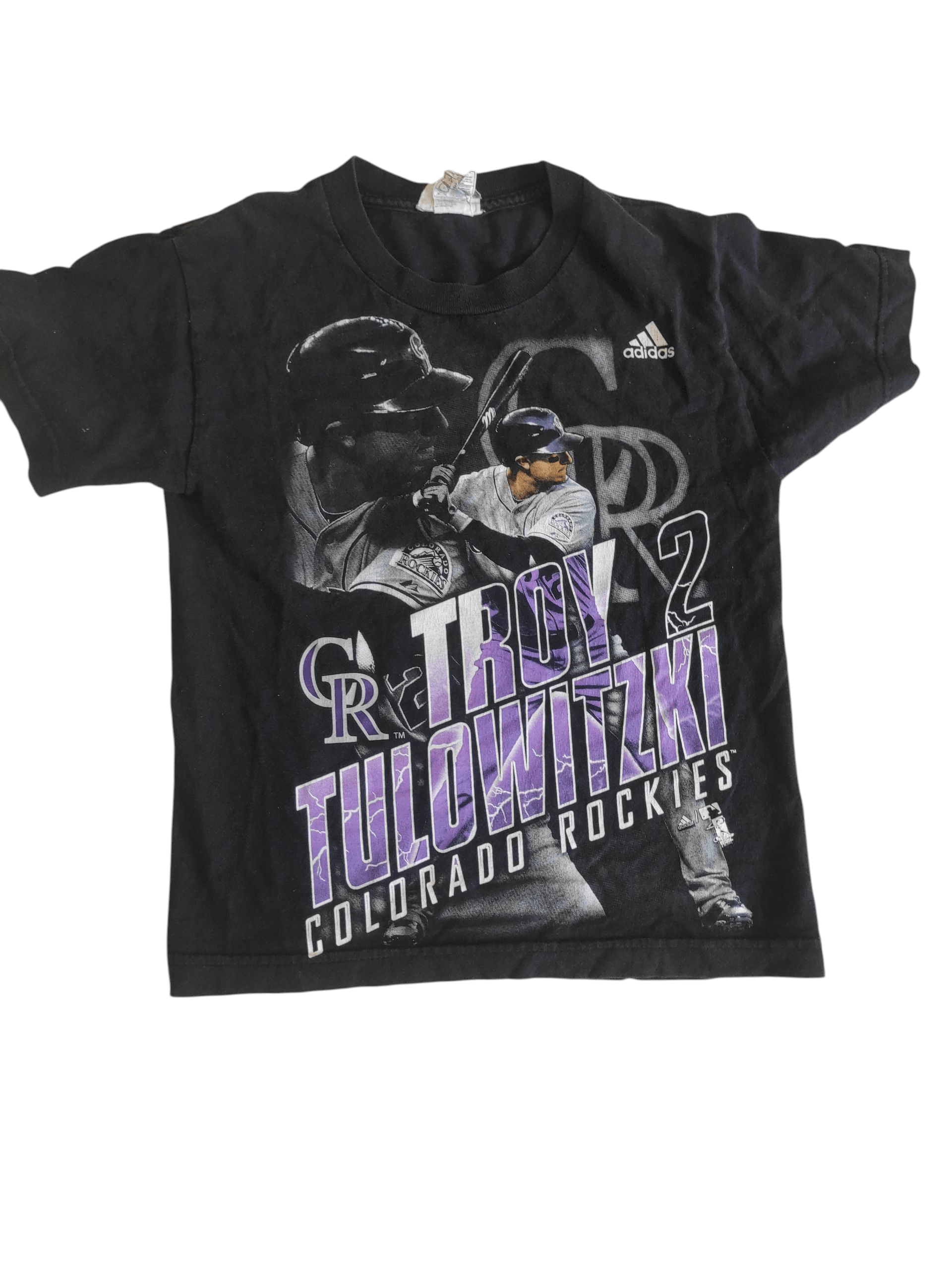 Adidas VTG Adidas Colorodo Rockies 1993 MLB T-shirt Size US S / EU 44-46 / 1 - 1 Thumbnail