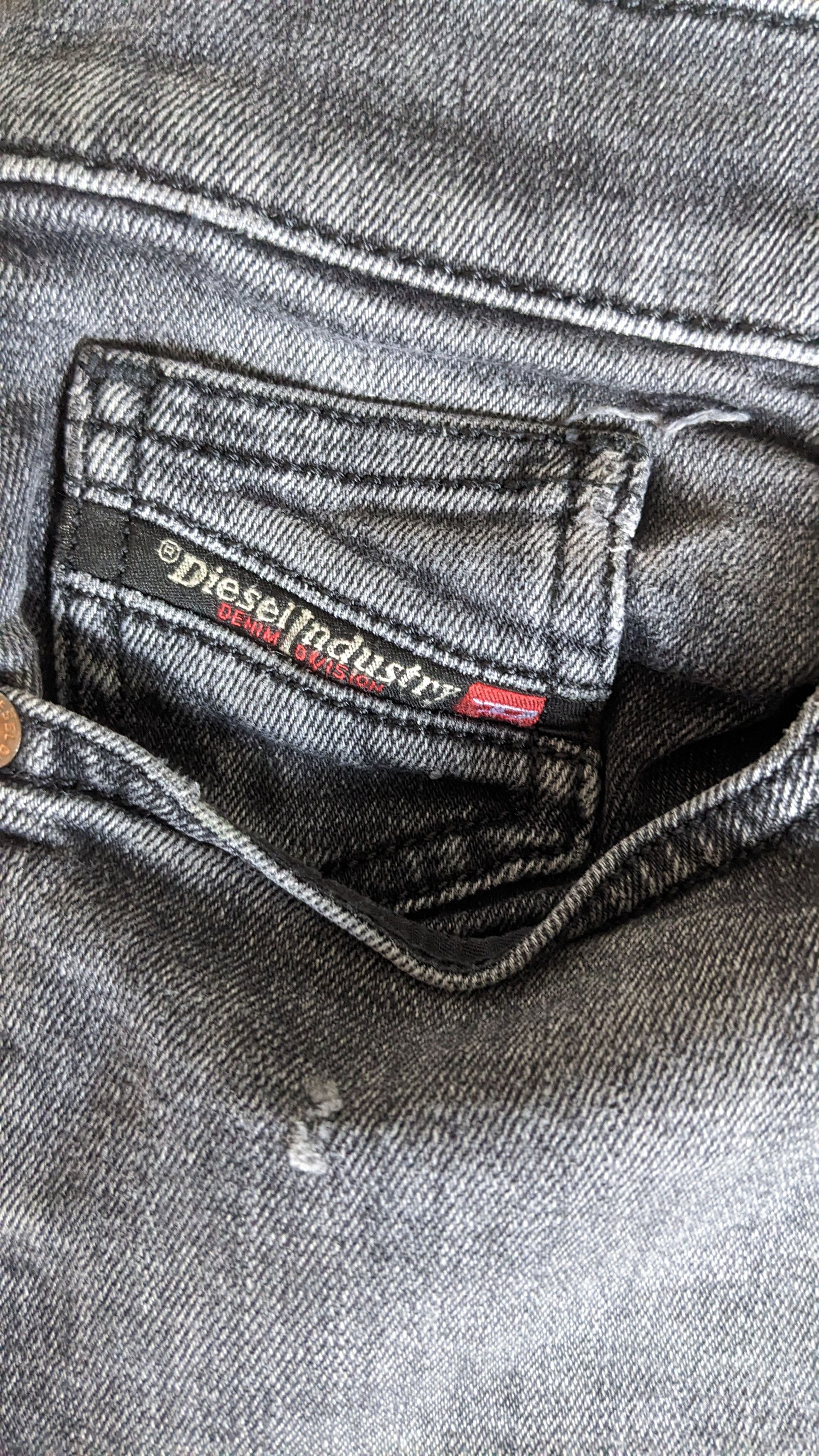 Diesel Diesel D-Amny X Skinny Jeans – W29 L30 – Black Washed Denim Size 30" / US 8 / IT 44 - 4 Thumbnail