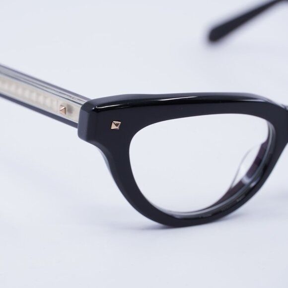 Valentino Valentino V-ESSENTIAL II VLX-124A Eyeglasses Shiny Black 50m Size ONE SIZE - 7 Thumbnail