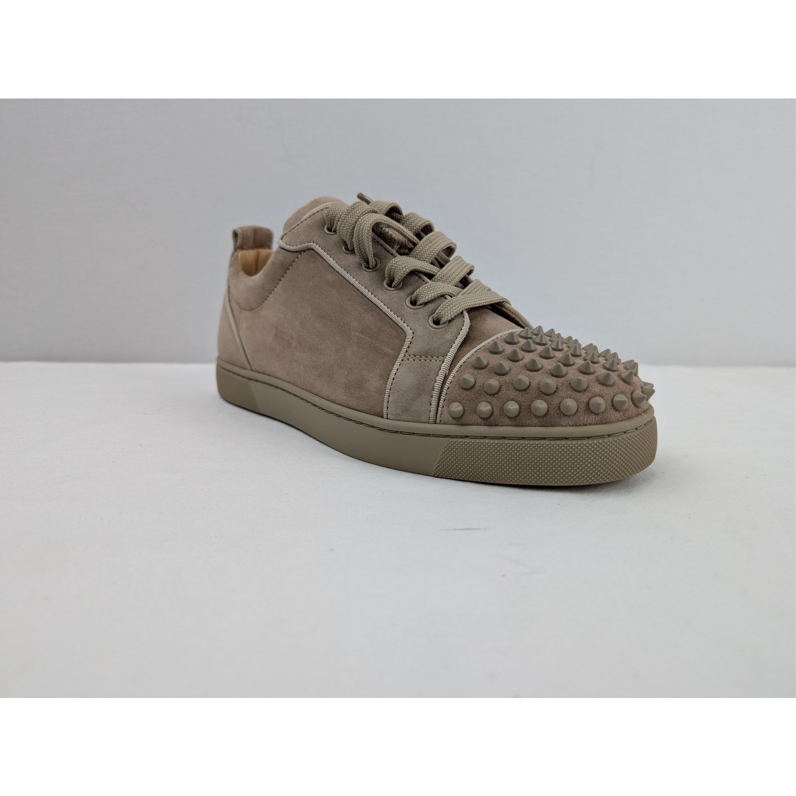 Christian Louboutin o1rshd1 Louis Junior Spikes Orlato Sneakers in Brown Size US 10 / EU 43 - 2 Thumbnail