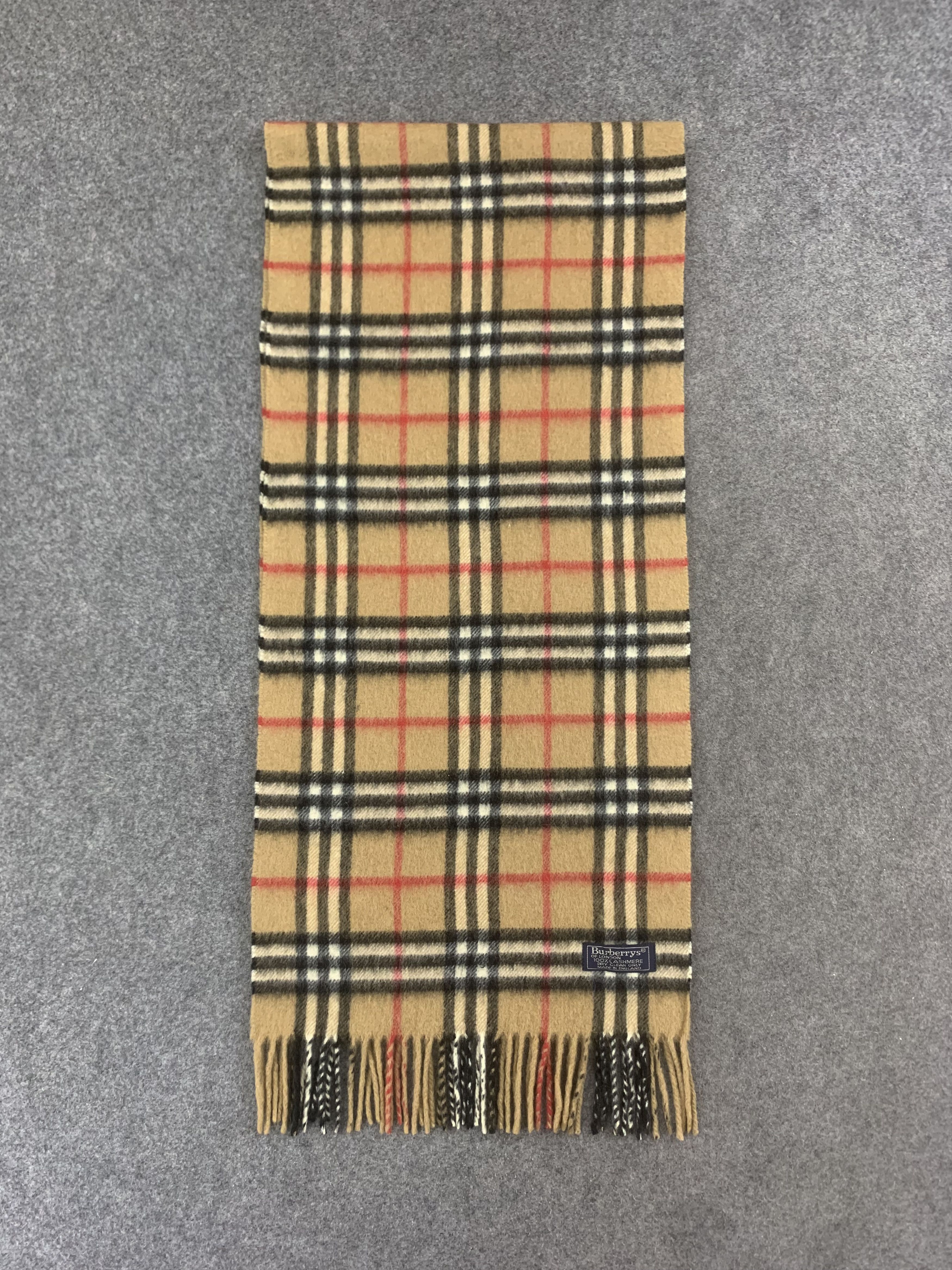Burberry Burberry Scarf Cashmere Muffler Neck Wrap BL9249 Size ONE SIZE - 2 Thumbnail