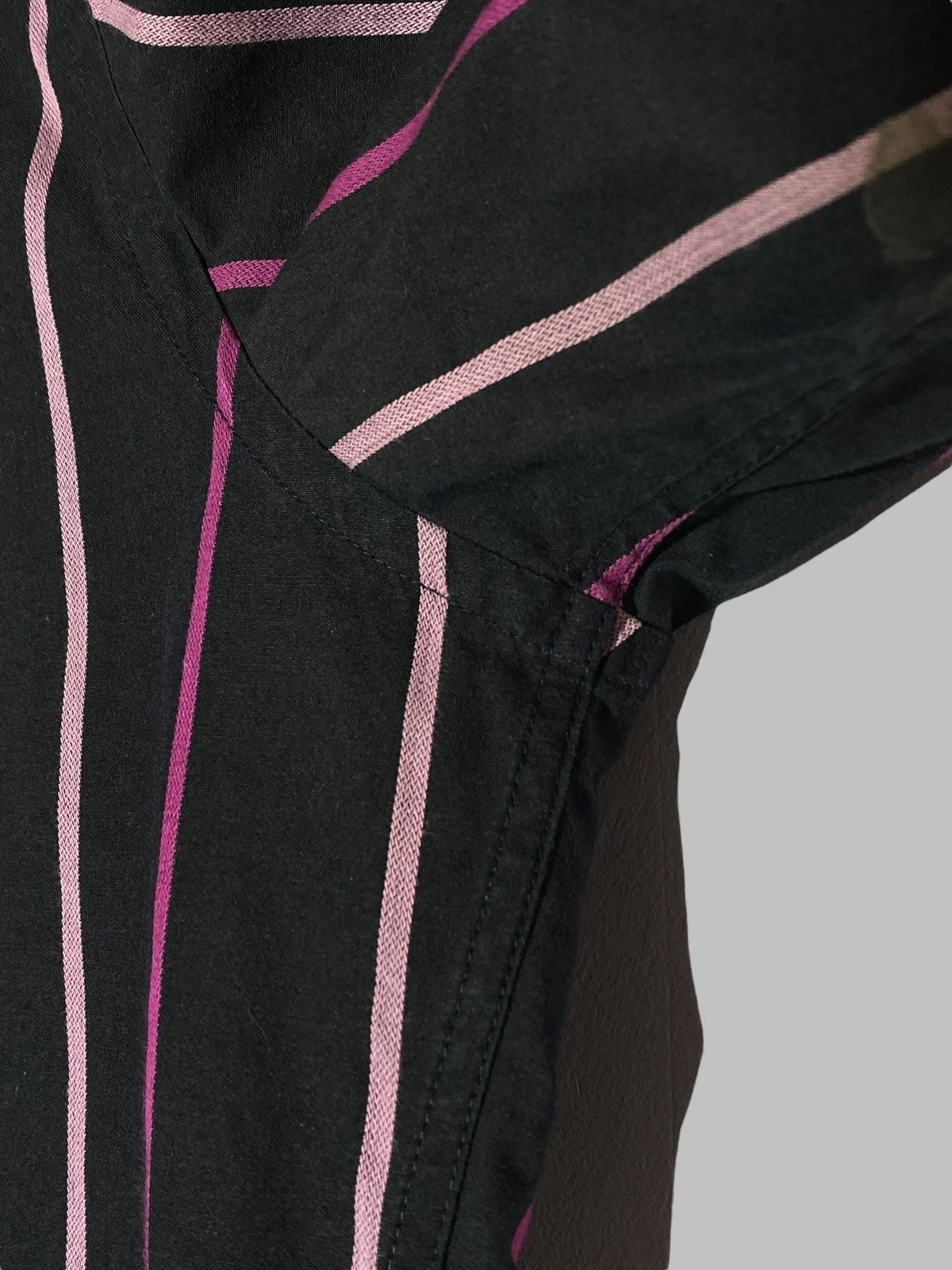 Yves Saint Laurent VIntage Yves Saint Laurent YSL Logo Striped Shirt 90s Size US L / EU 52-54 / 3 - 9 Thumbnail