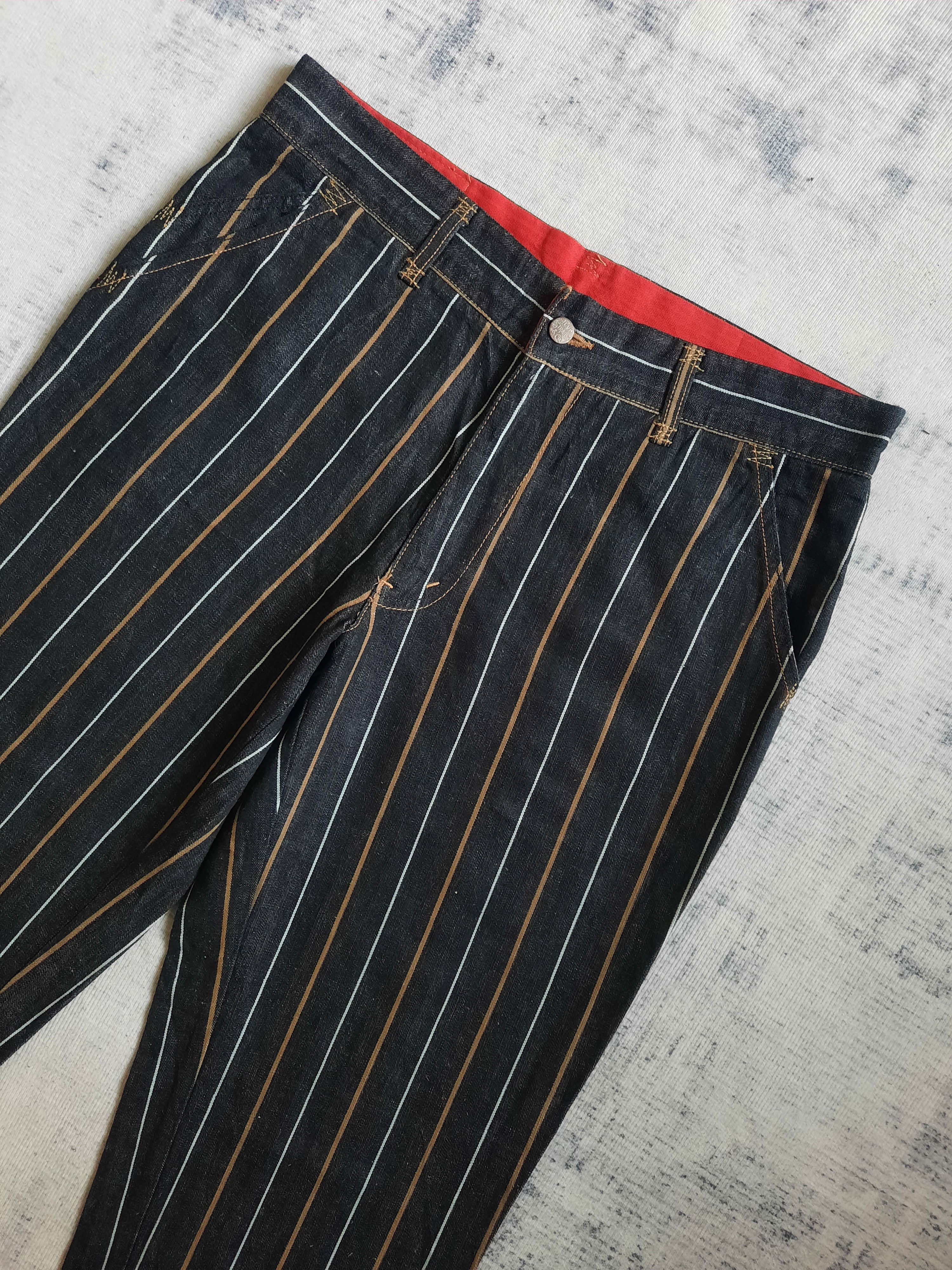 Levi's 🔥Levis japan 704 redloop indigo stripes denim jeans Size US 34 / EU 50 - 3 Thumbnail