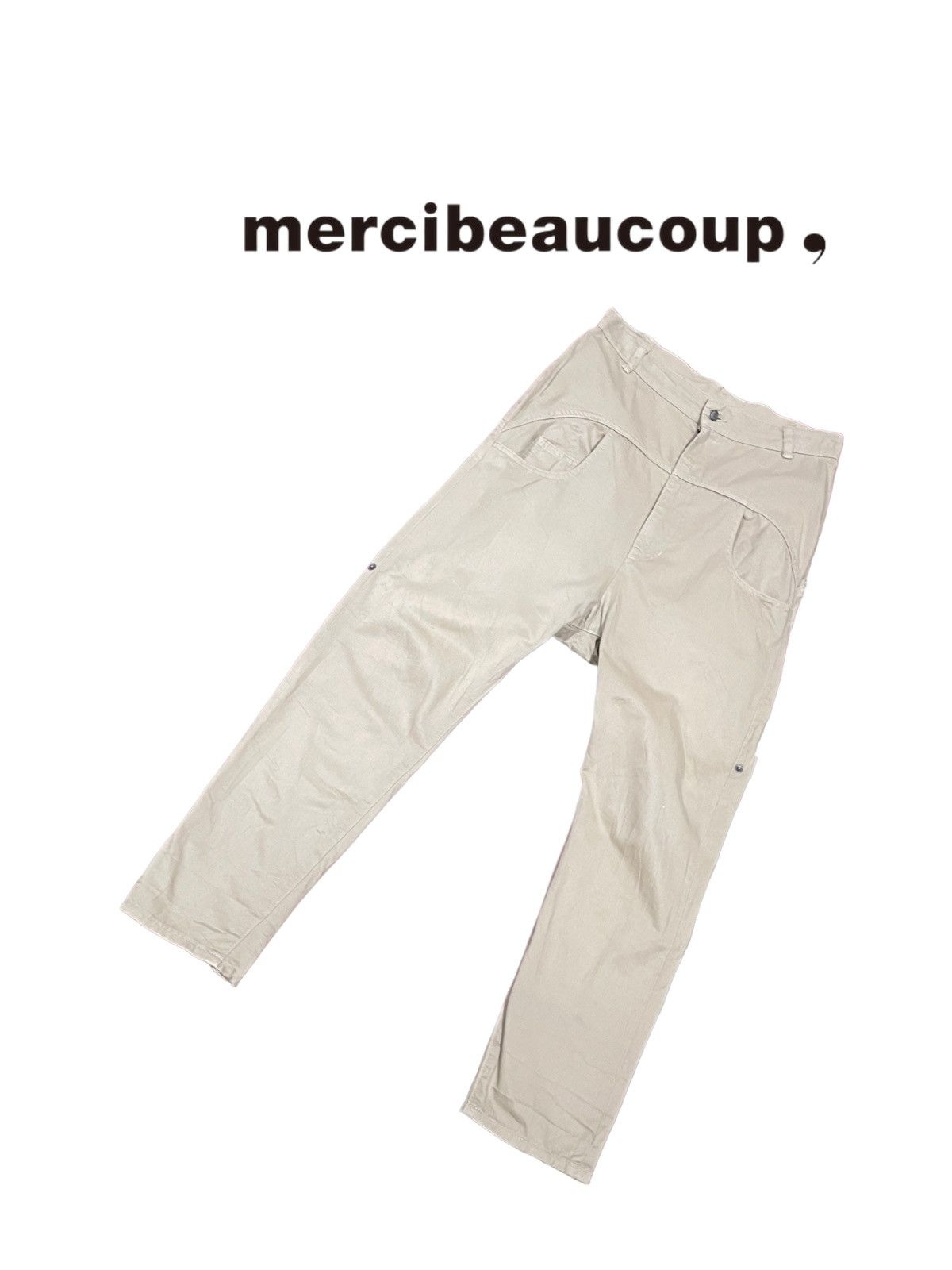 Issey Miyake Jevous Enprie Mercibeaucoup Drop Crotch Pants Size US 30 / EU 46 - 3 Thumbnail