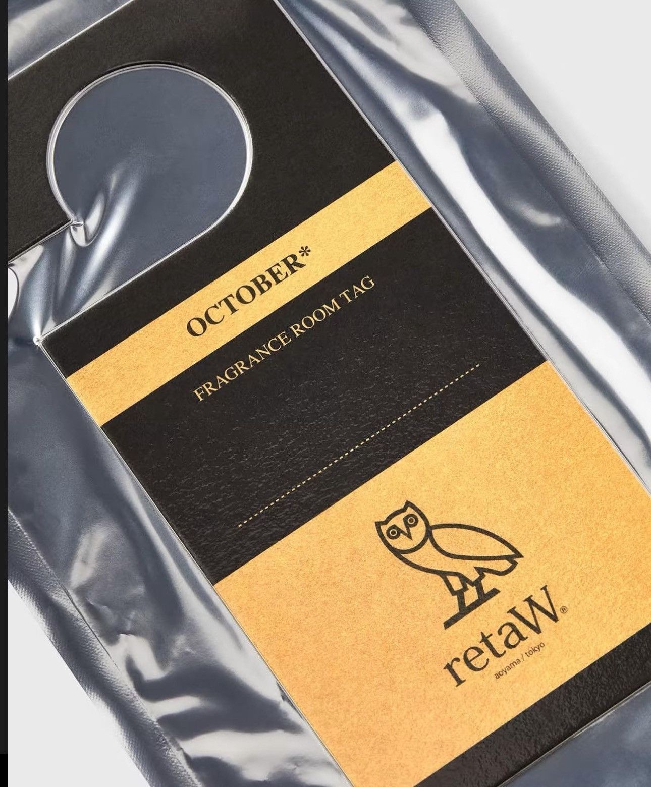 Drake OVO X retaW ROOM TAG 🦉 Size ONE SIZE - 4 Thumbnail