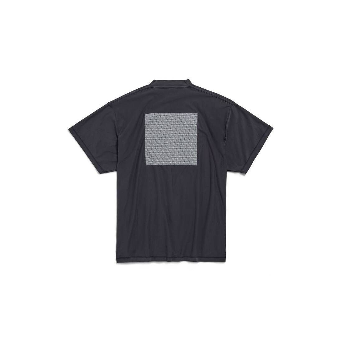 Balenciaga oc11z1025 Text Block Inside-Out T-Shirt Oversized in Black Size US L / EU 52-54 / 3 - 2 Thumbnail