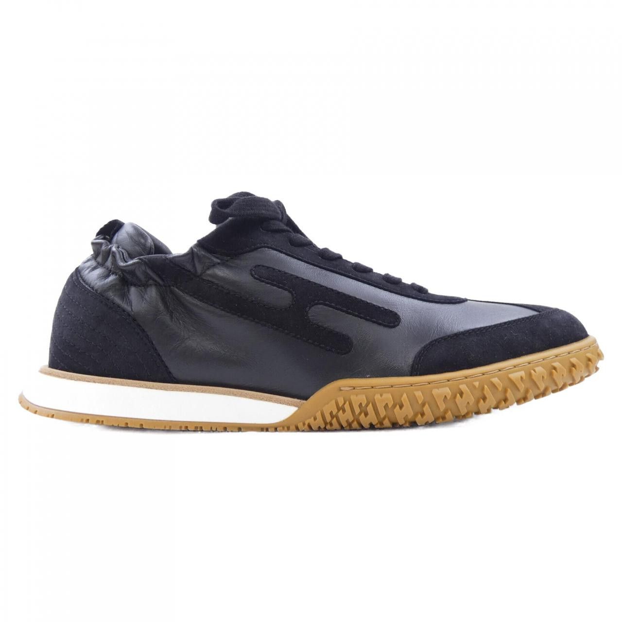 Hermes Hermes Hermes Jet H Signature Nappa Chevre Velours Sneakers Leather Shoes DUTY FREE for USA Size ONE SIZE - 1 Thumbnail