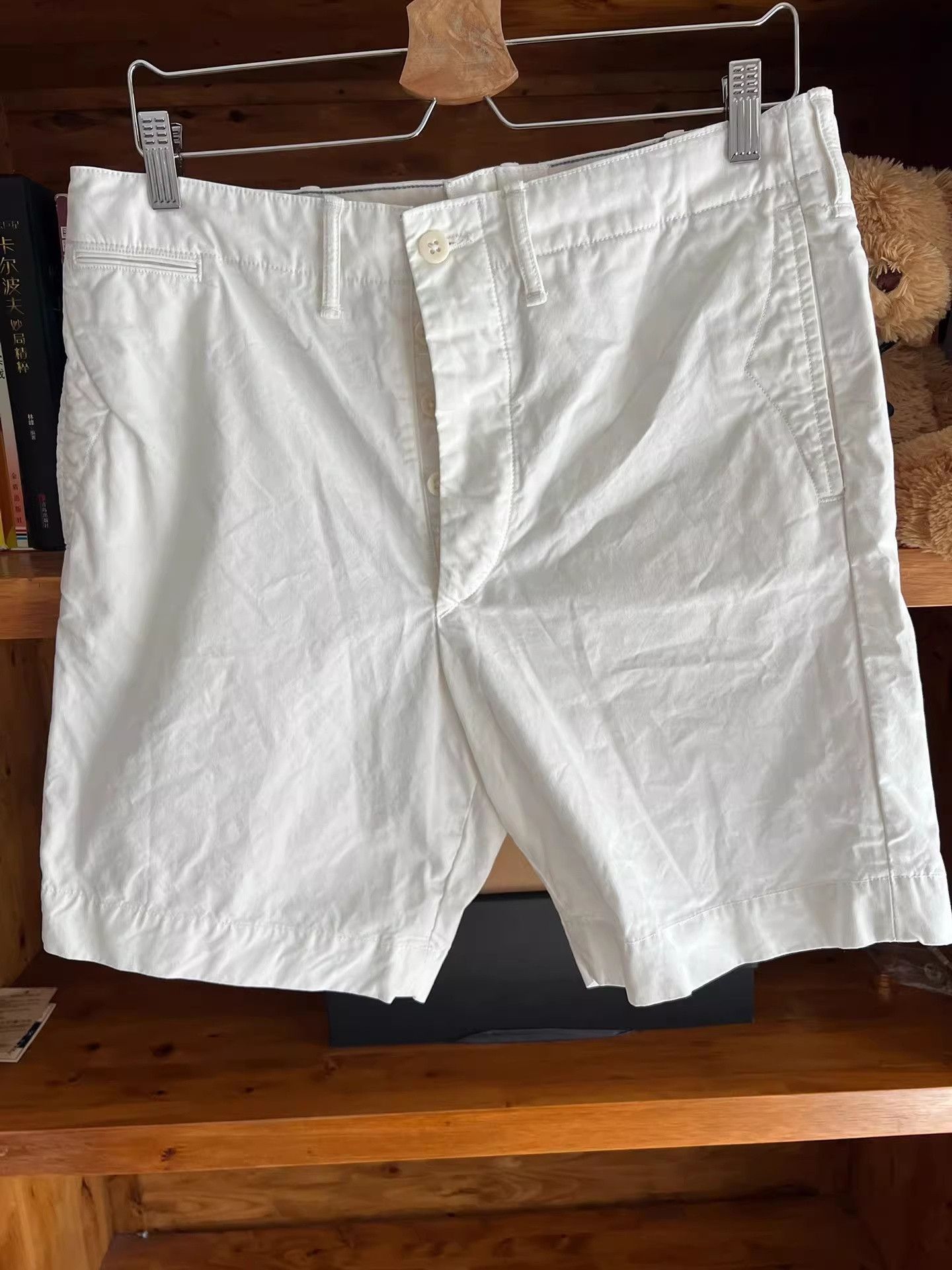 RRL Ralph Lauren RRL Double RL Vintage White Cargo Shorts Size US 43 - 2 Thumbnail