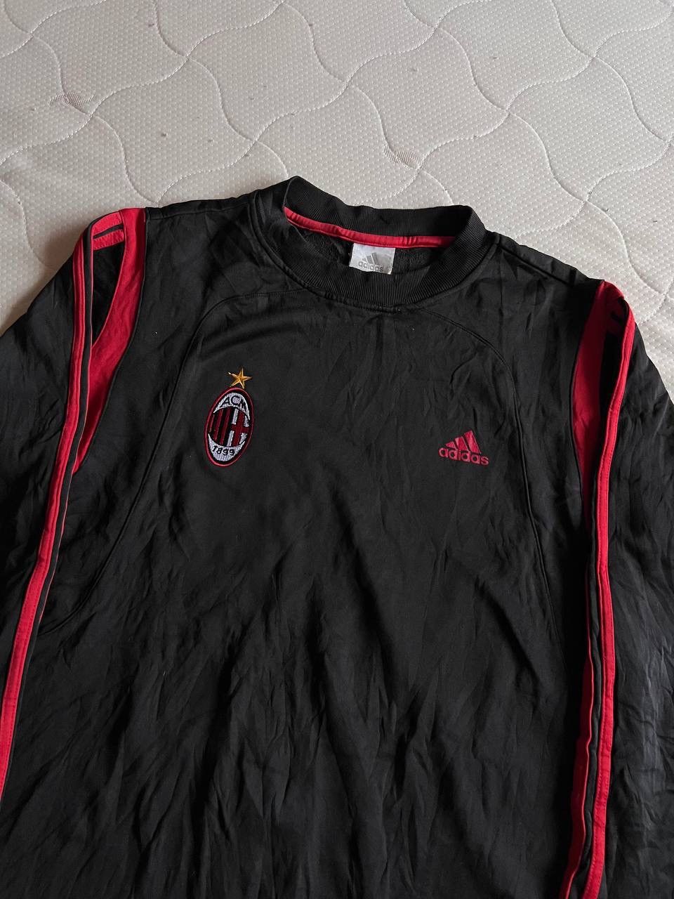 Adidas 06/07 Adidas FC Milan Soccer Sweatshirt Training Polyester Size US L / EU 52-54 / 3 - 7 Thumbnail