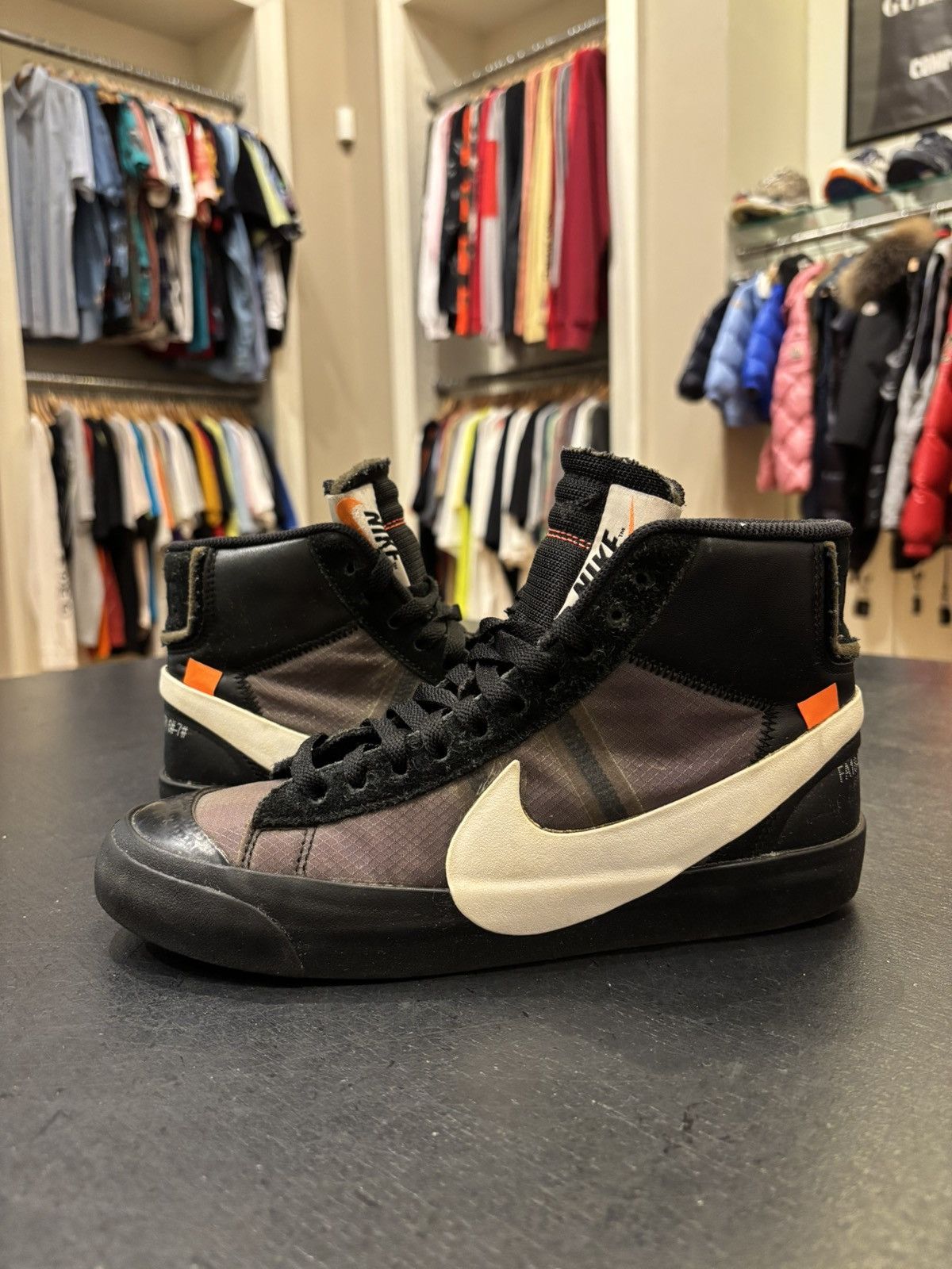 Nike × Off-White Off-White X Nike Blazer Mid Grim Reaper Size US 7 / EU 40 - 1 Thumbnail
