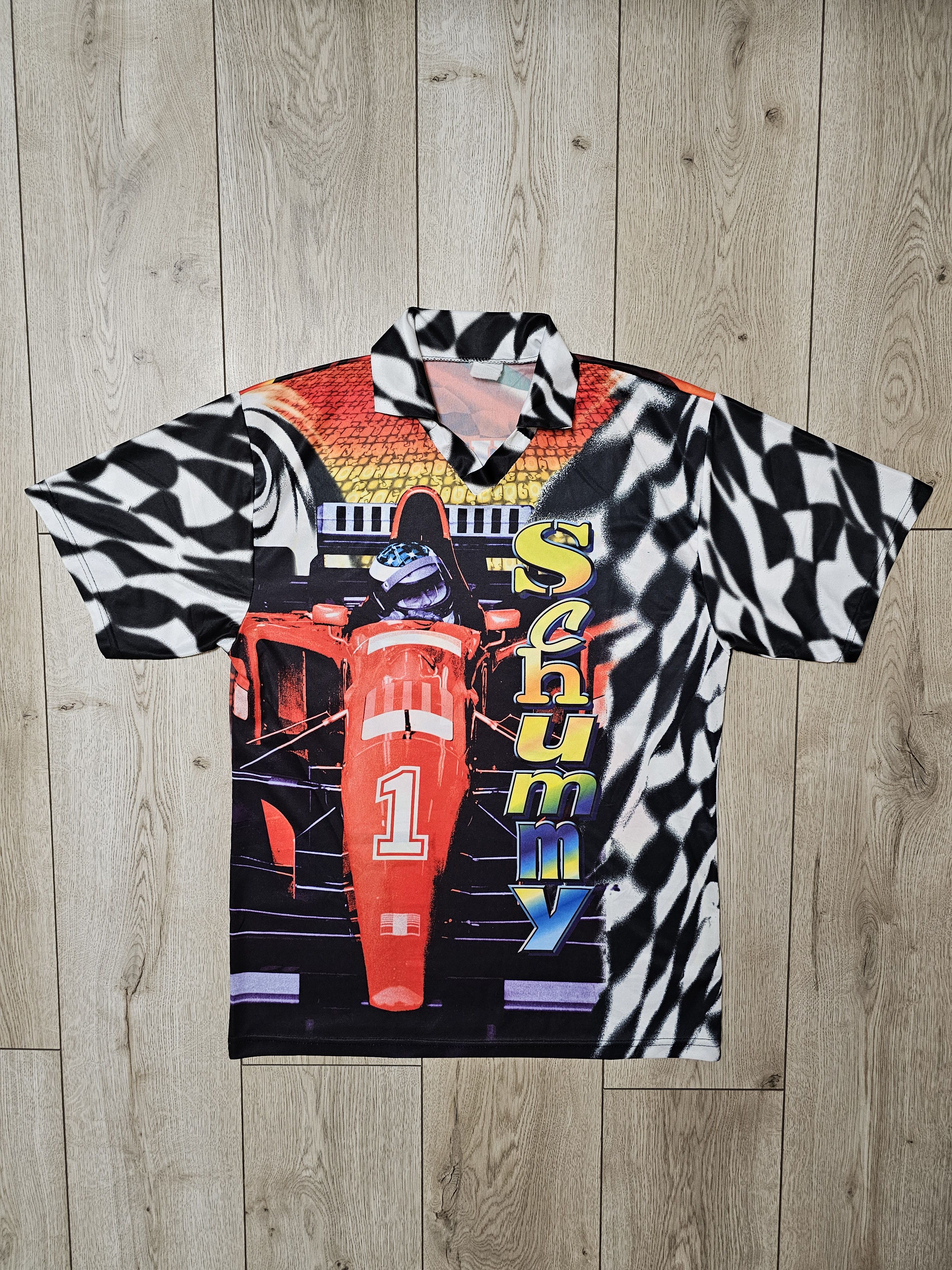 Formula 1 VINTAGE FERRARI SCHUMACHER SHIRT F1 TEAM JERSEY MENS SCHUMMY Size US L / EU 52-54 / 3 - 1 Thumbnail