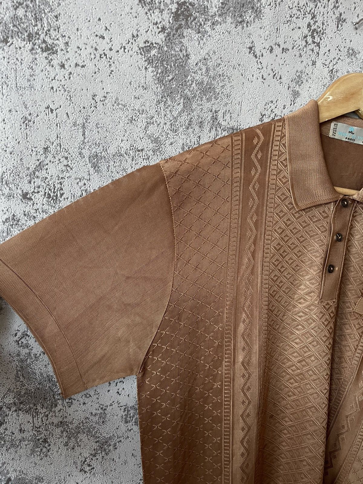 Montagut Rare ❗️ MontAgut Paris Vintage Gold Polo T-Shirt Size US L / EU 52-54 / 3 - 8 Thumbnail