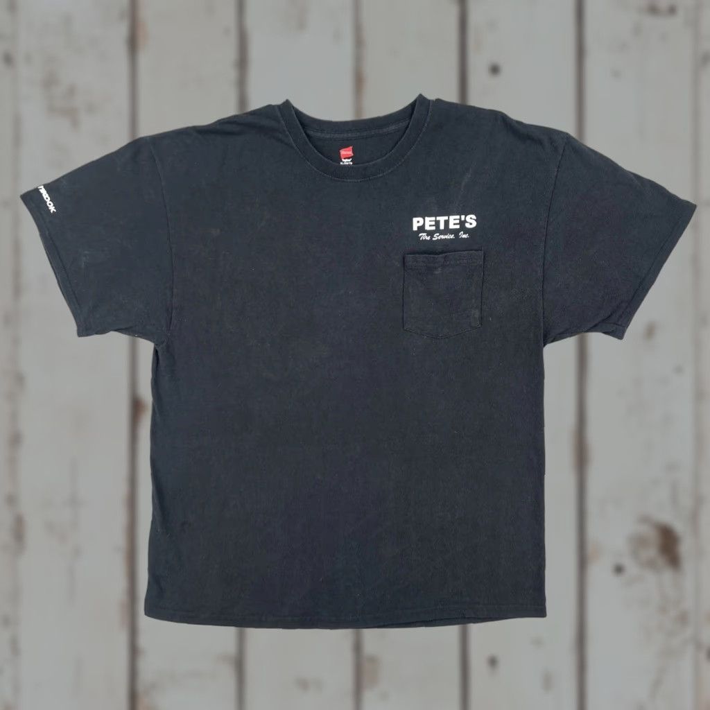 Hanes VINTAGE Hanes Beefy-T XL Black T Shirt Men California Pete’s Tire Service Coachella Escondido Size US XL / EU 56 / 4 - 1 Thumbnail