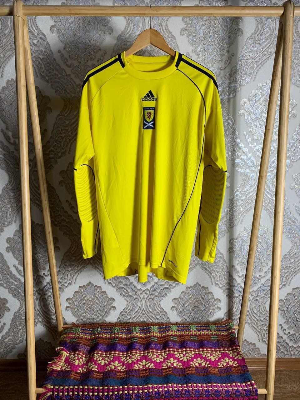 Adidas × Vintage VERY RARE ADIDAS SCOTLAND SOCCER JERSEY BLOKECORE RETRO Y2K Size US L / EU 52-54 / 3 - 1 Thumbnail