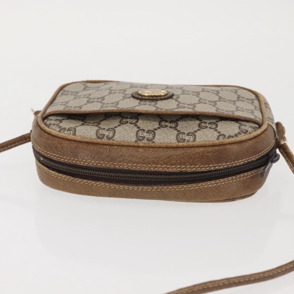 Gucci GUCCI GG Plus Supreme Shoulder Bag Pvc Leather Beige Gold Size ONE SIZE - 7 Thumbnail