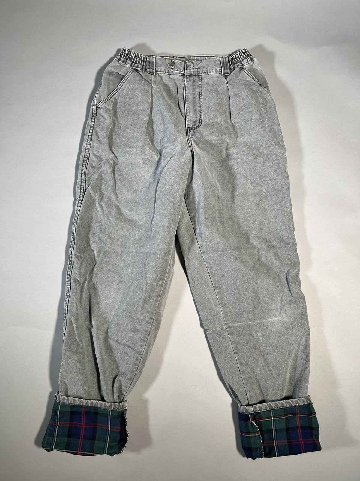 L.L. Bean × Vintage Vintage Flannel Lined L.L.Bean Jeans Size 32" / US 10 / IT 46 - 2 Thumbnail