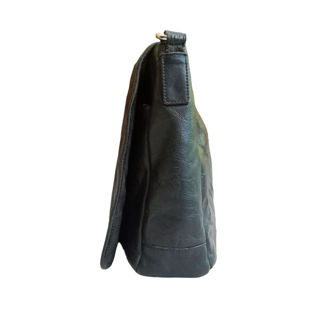 Branded Leather × Coach × Designer Authentic COACH Monogram Leather Crossbody Bag Size ONE SIZE - 8 Thumbnail