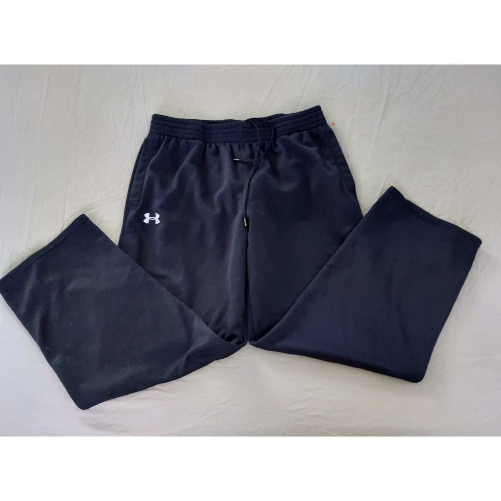 Under Armour Under Armour Pants Mens L Athletic Black Sweatpants Gym Workout Size US 33 - 2 Thumbnail