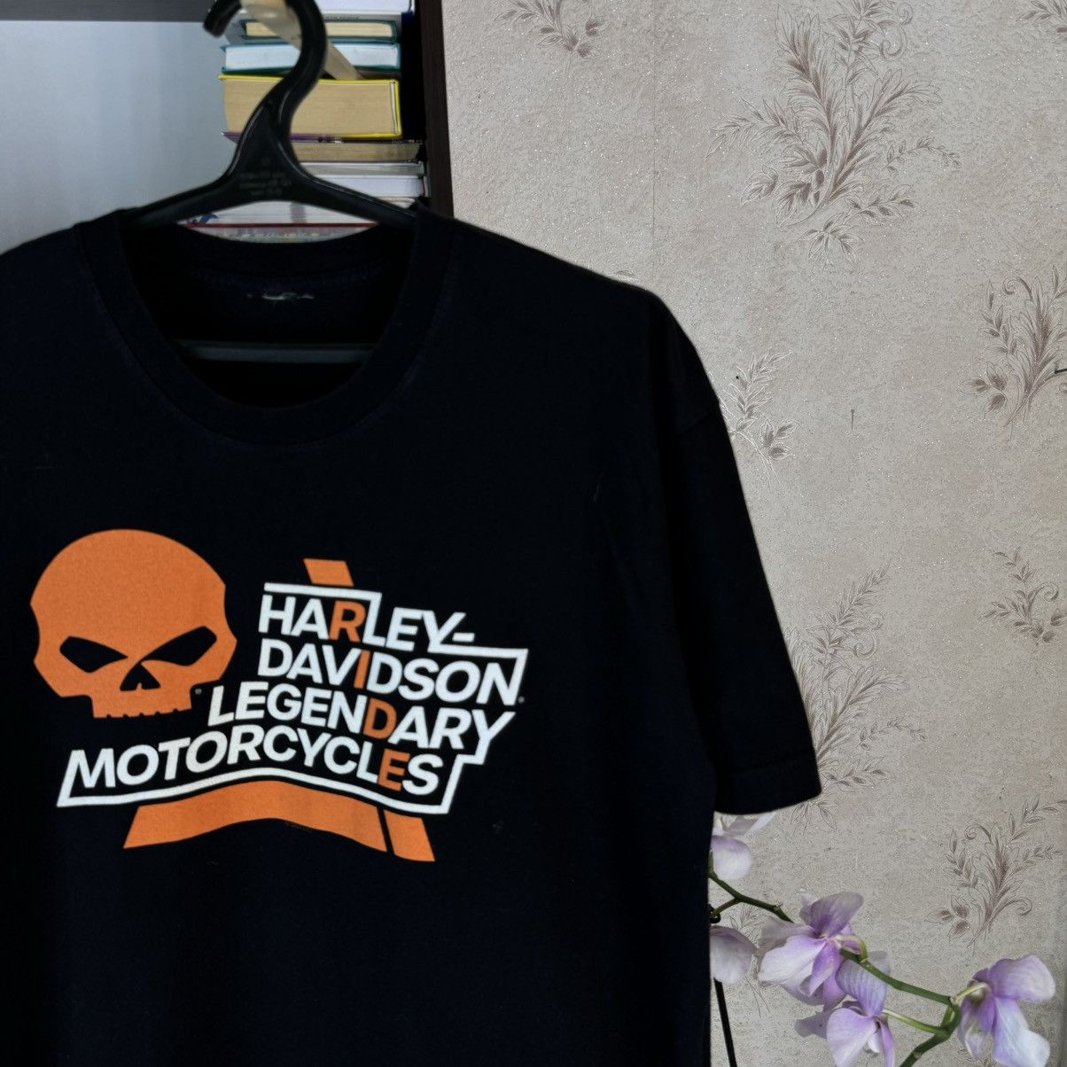 Harley Davidson × Vintage Harley Davidson T shirt Skeleton Biker Hamburg Nord Germany Size US XXL / EU 58 / 5 - 6 Thumbnail