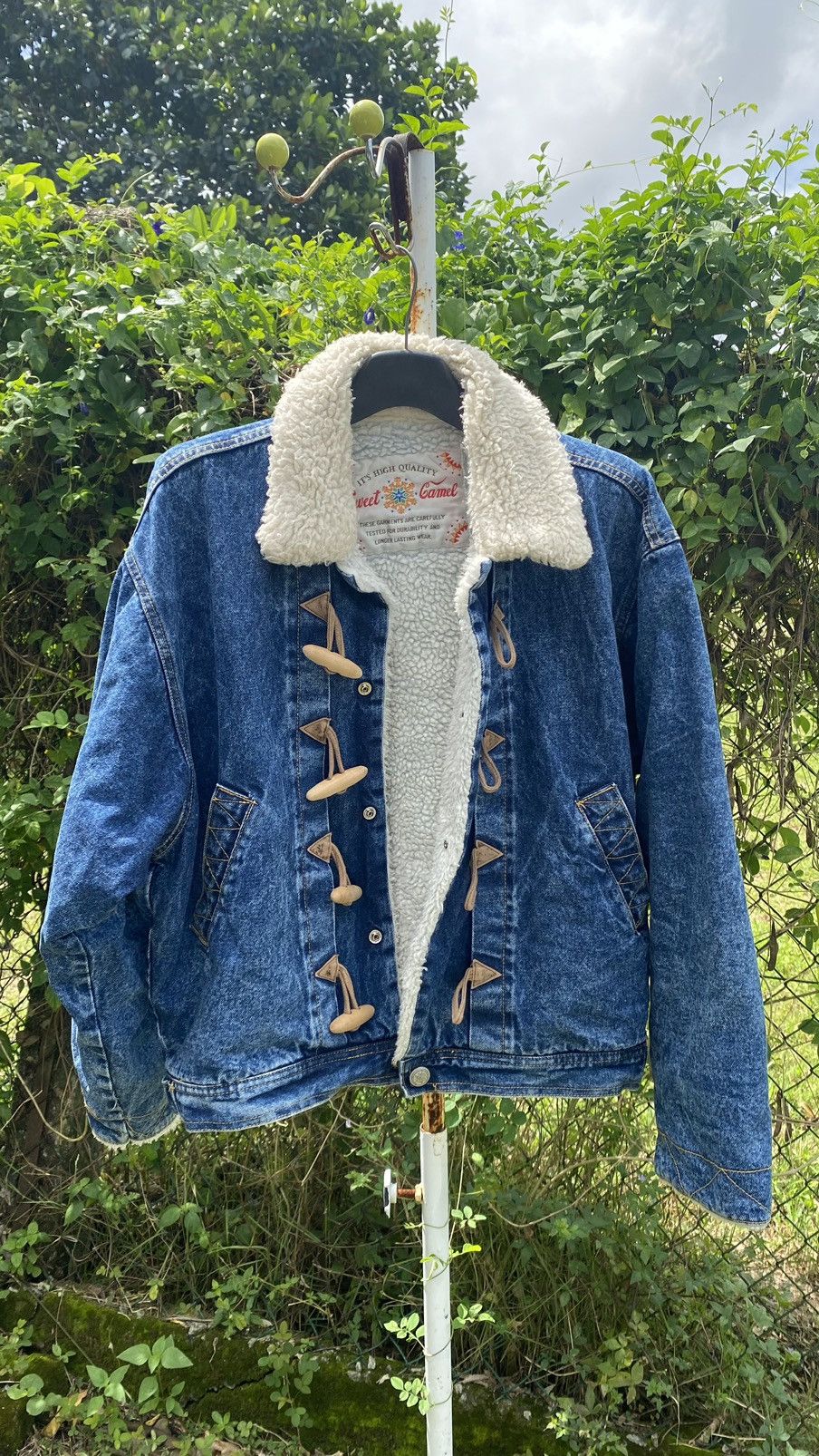 Japanese Brand Vintage Denim Sherpa Jacket Made in Japan Size US XL / EU 56 / 4 - 2 Thumbnail