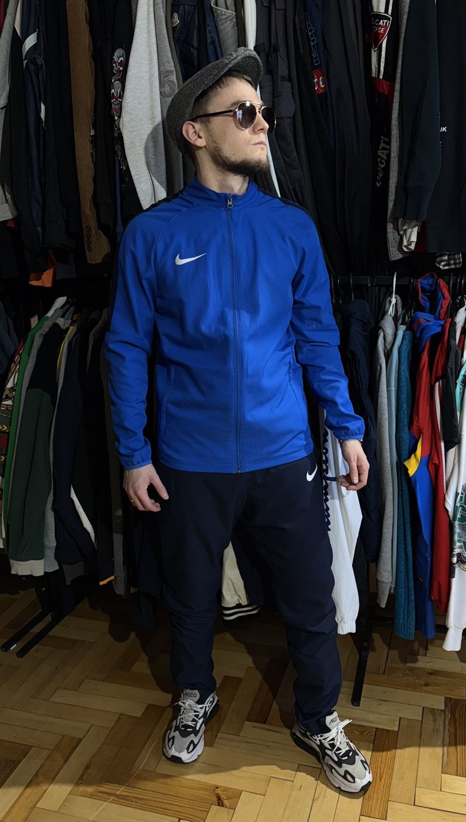 Nike × Vintage Vintage Nike tracksuits nylon jacket and pants men’s M Y2K Size 36R - 3 Thumbnail