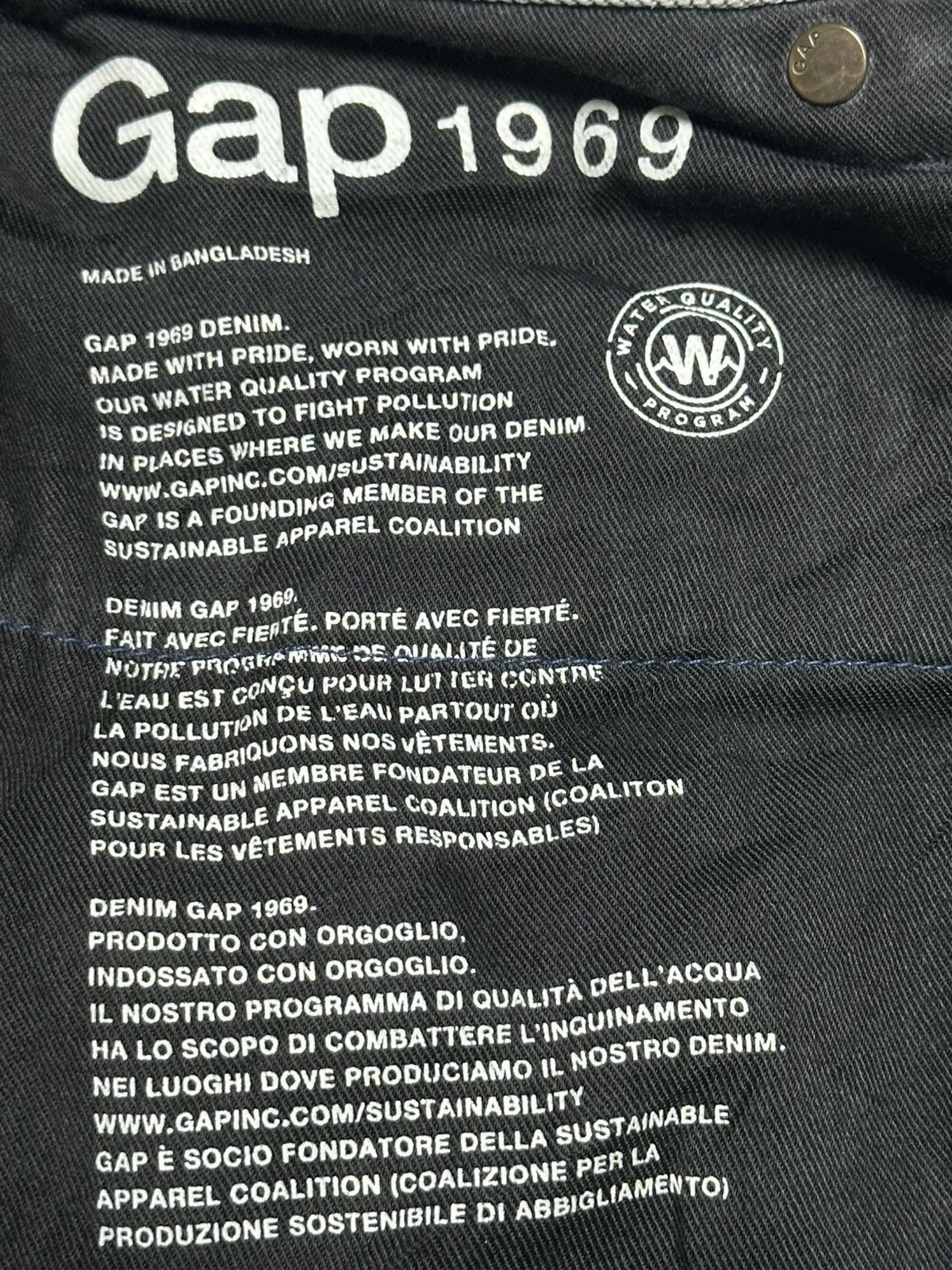 Gap Gap Vintage Rare Colour Slim Loose With Faded Wash Size US 32 / EU 48 - 10 Thumbnail