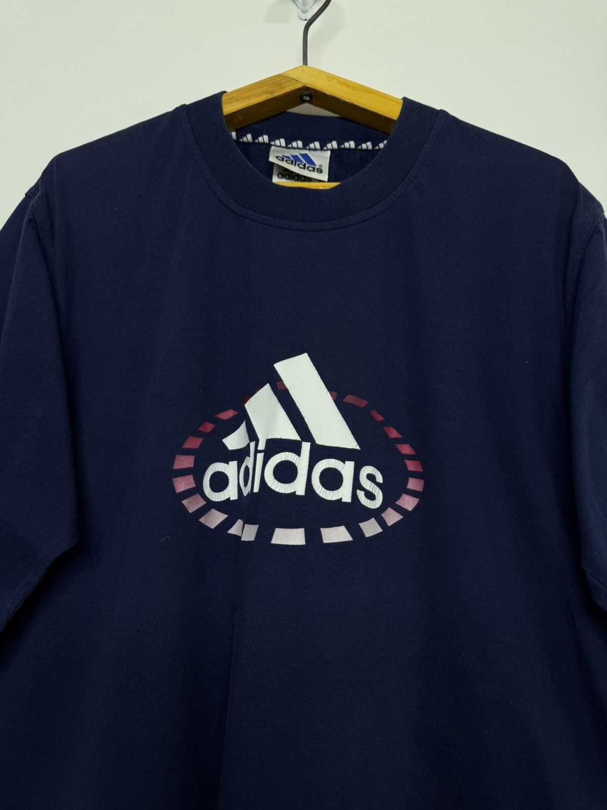 Adidas Vintage Adidas Big Logo T-Shirt 90’s Size US S / EU 44-46 / 1 - 3 Thumbnail