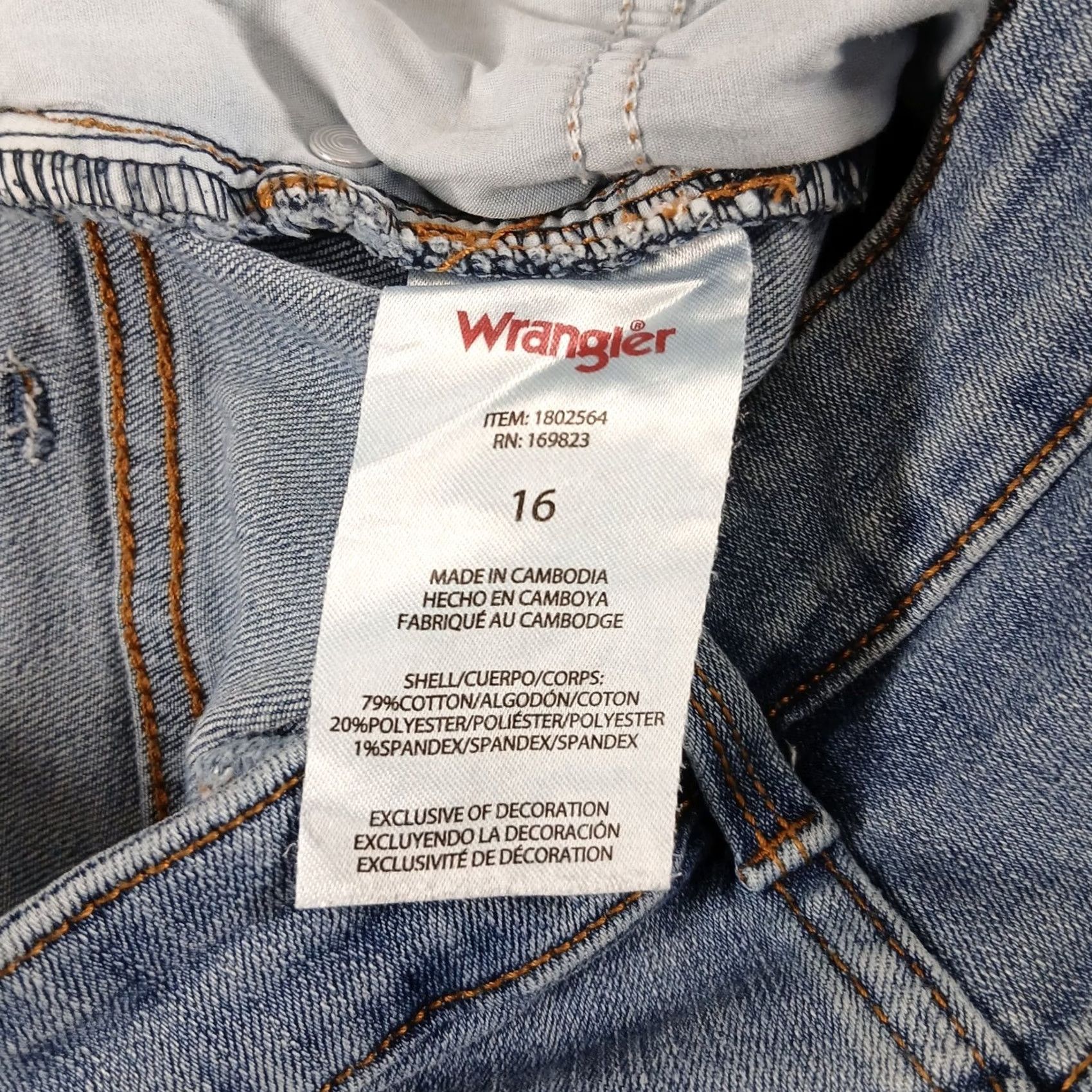Wrangler Wrangler High Rise Bootcut Jeans Size 16/36 Light Wash Denim Size 38" / US 16 / IT 52 - 6 Thumbnail