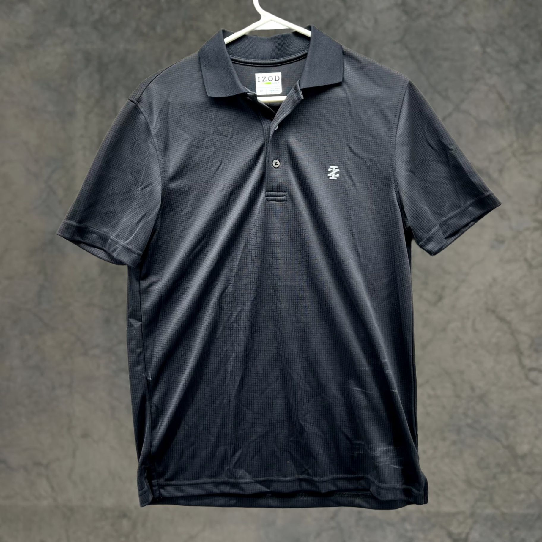 Izod IZOD Polo Shirt Men Small Black Golf Preppy Stretch Performance Logo Button Short Sleeve Casual Shirt Size US S / EU 44-46 / 1 - 1 Thumbnail