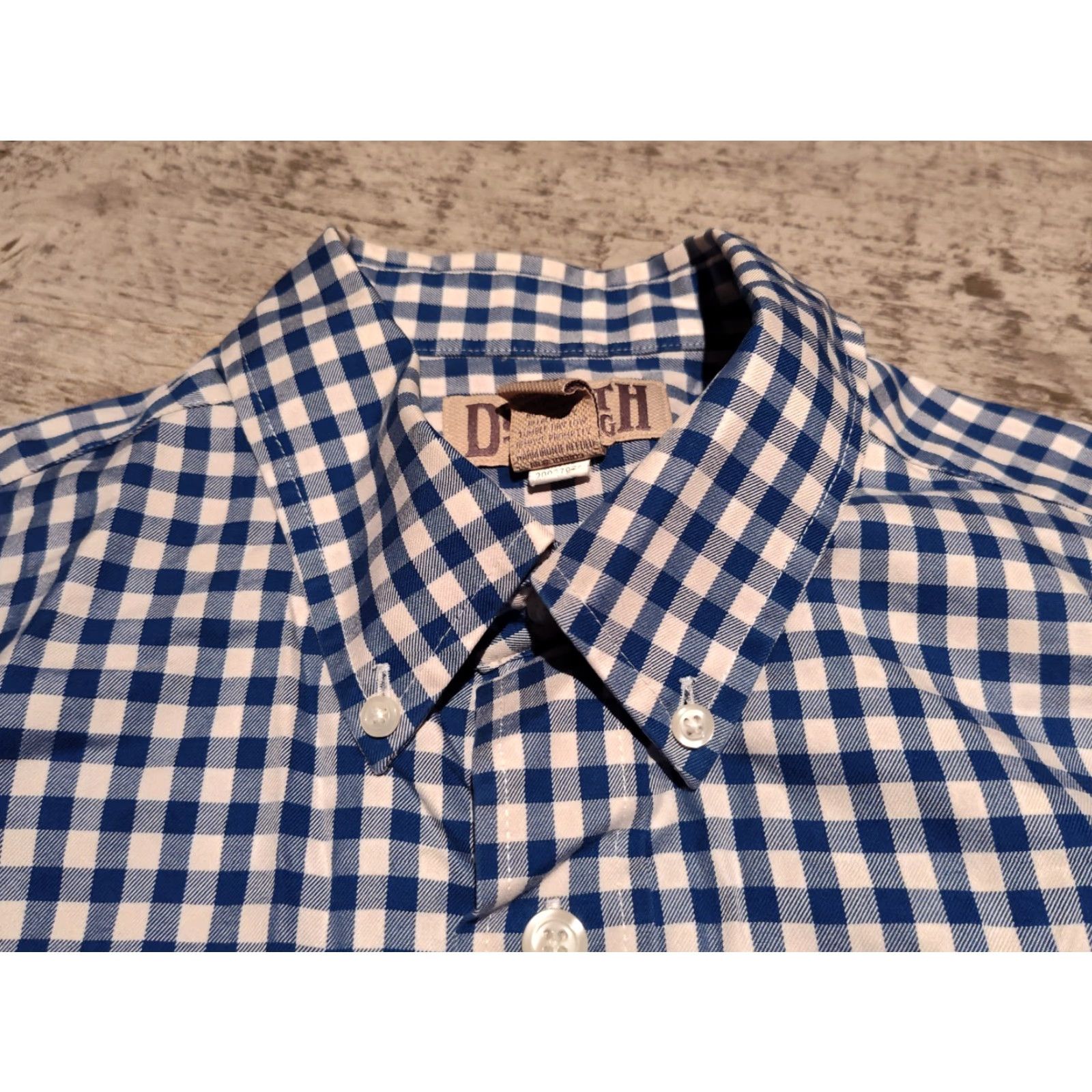 Duluth Trading Company Duluth Trading Shirt Blue White Check Button-Up Long Sleeve Mens M Wrinkle Resistant Classic Size US M / EU 48-50 / 2 - 7 Thumbnail