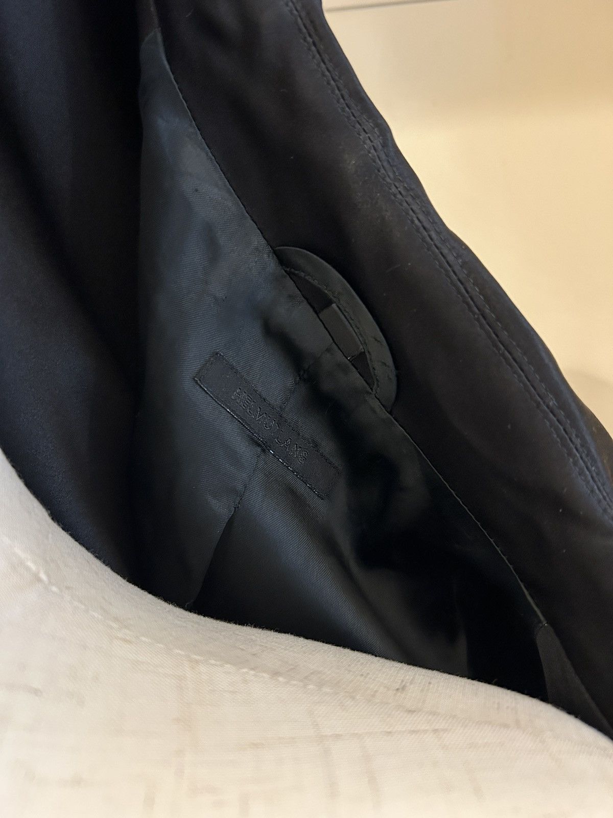 Helmut Lang A/W 2004 100% silk double breasted trench coat Size M / US 6-8 / IT 42-44 - 11 Thumbnail
