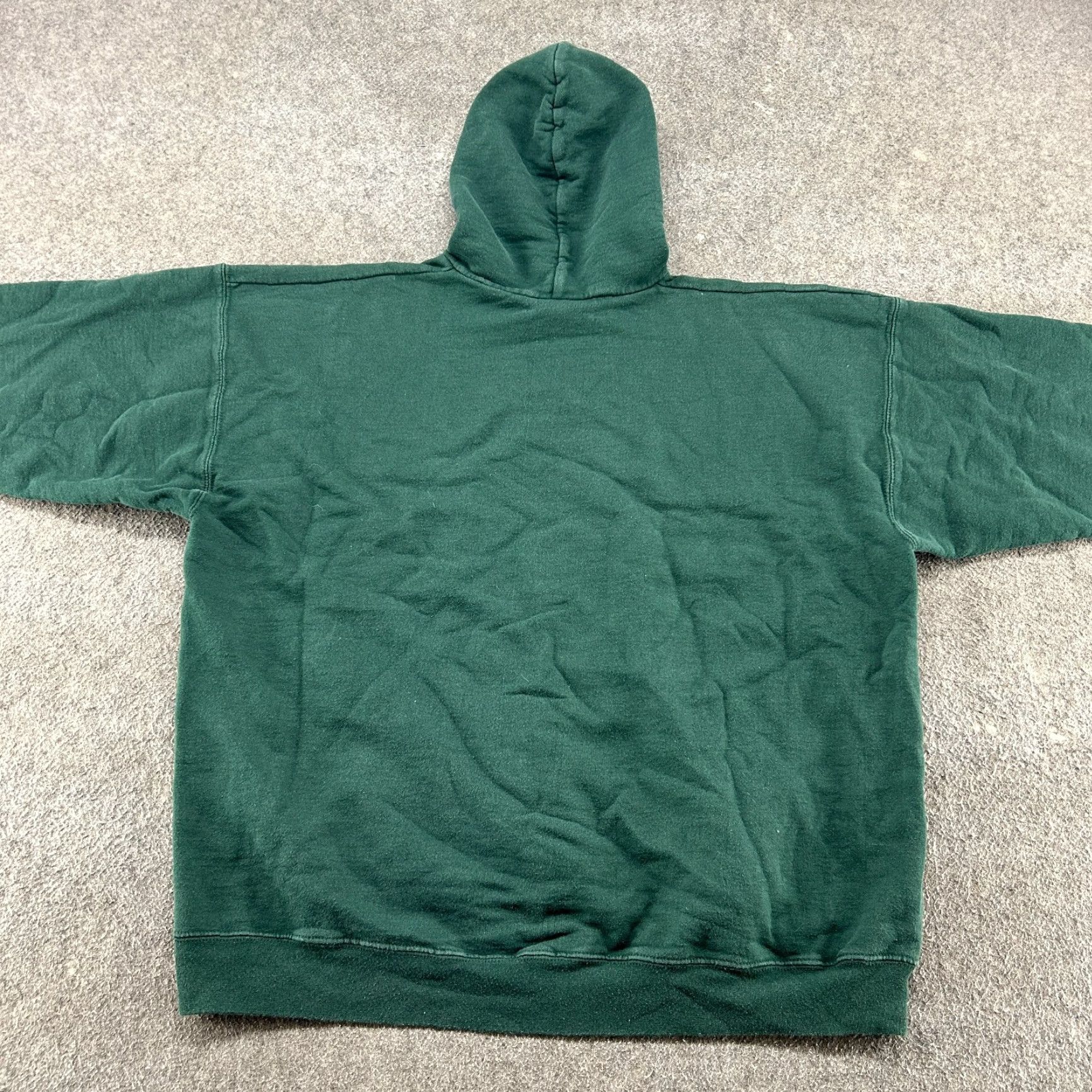 Hanes VINTAGE Hanes Hunting Hoodie Mens XL Green Camouflage Pullover Hooded Zip Fleece Polyester Winter Size US XL / EU 56 / 4 - 6 Thumbnail