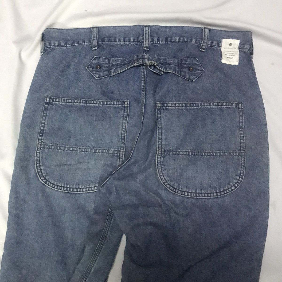 URBAN RESEARCH DOORS Urban Research Door - Baker Jeans Buckle Back Wide Leg Jeans Size US 32 / EU 48 - 16 Thumbnail