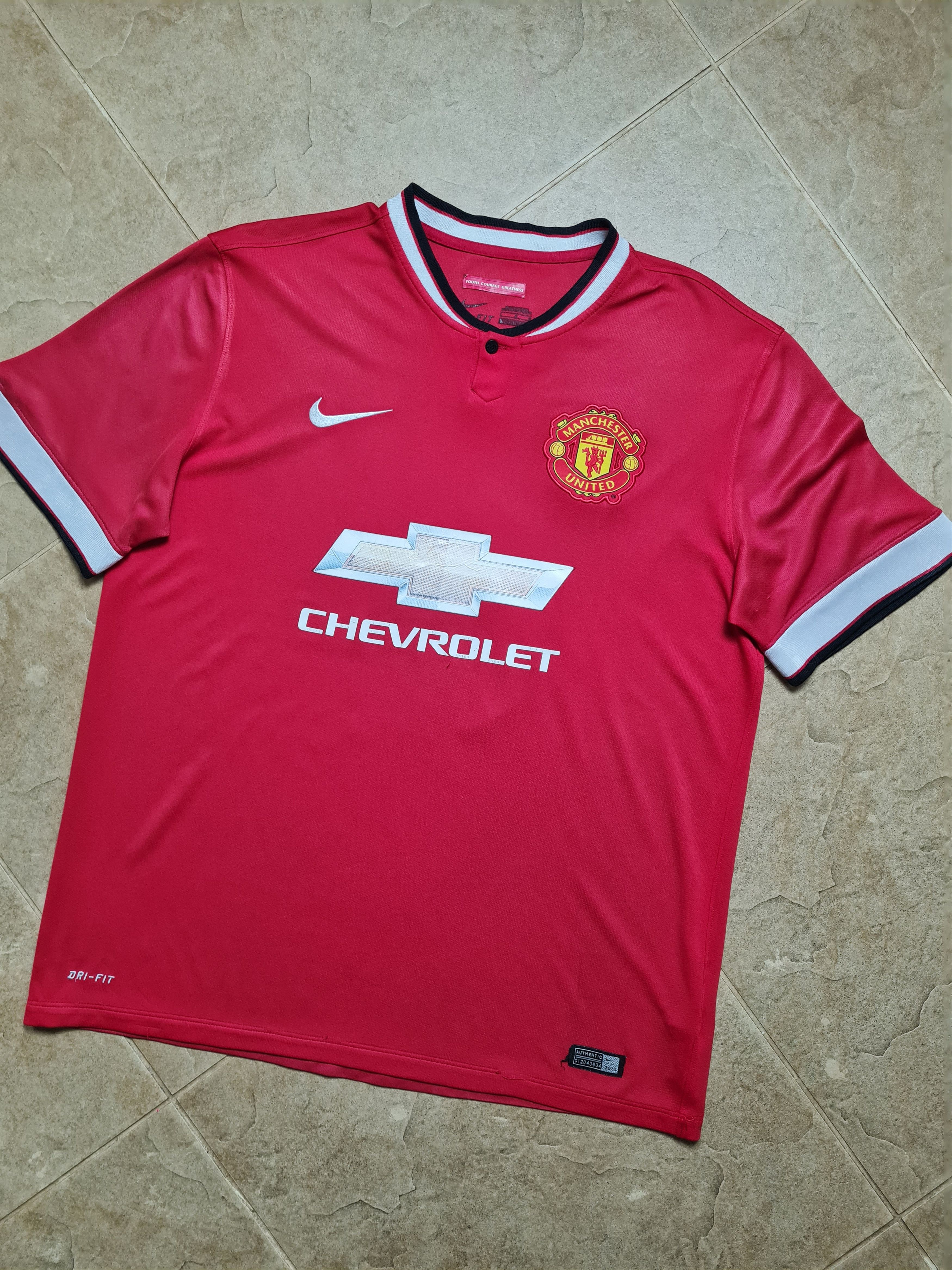 Nike Manchester United Jersey 2014/015 Home Shirt Nike 611031-624 Size US XL / EU 56 / 4 - 8 Thumbnail