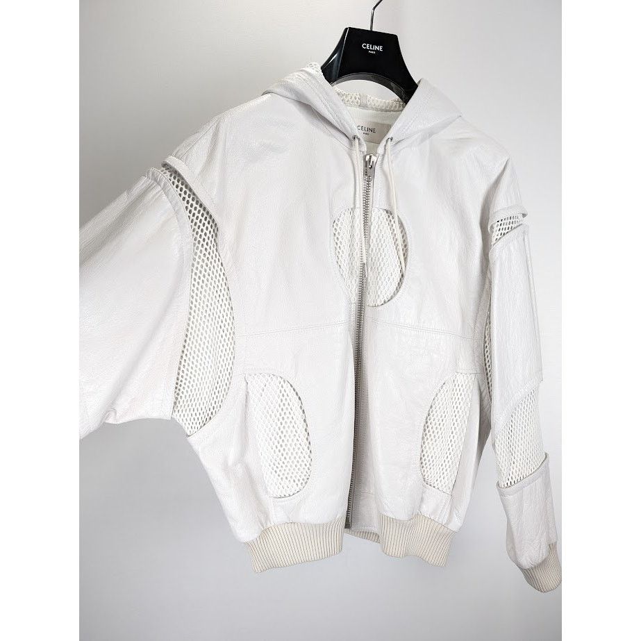Celine o1rshd1 Oversize Blouson in White Size US M / EU 48-50 / 2 - 7 Thumbnail