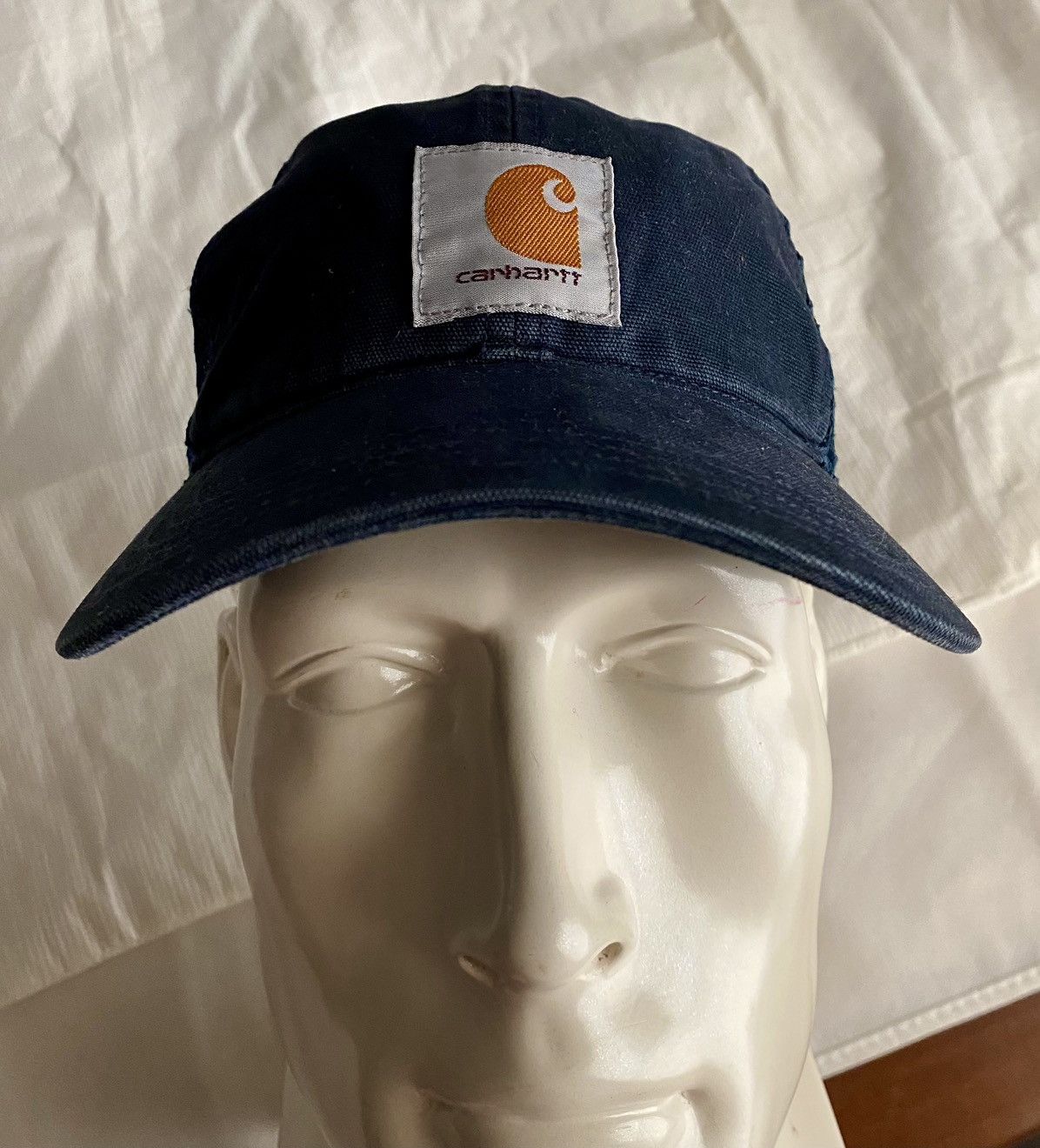 Carhartt Carhartt blue unstructured mesh trucker cap front logo patch Size ONE SIZE - 5 Thumbnail