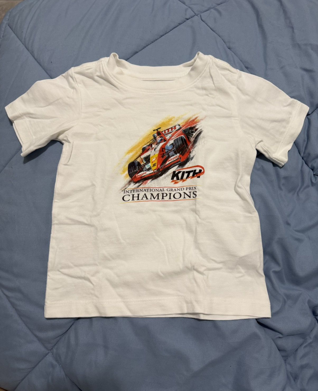 Kith Kith Kids F1 Champion Tee - White - Size 2T Size US XXS / EU 40 - 2 Thumbnail