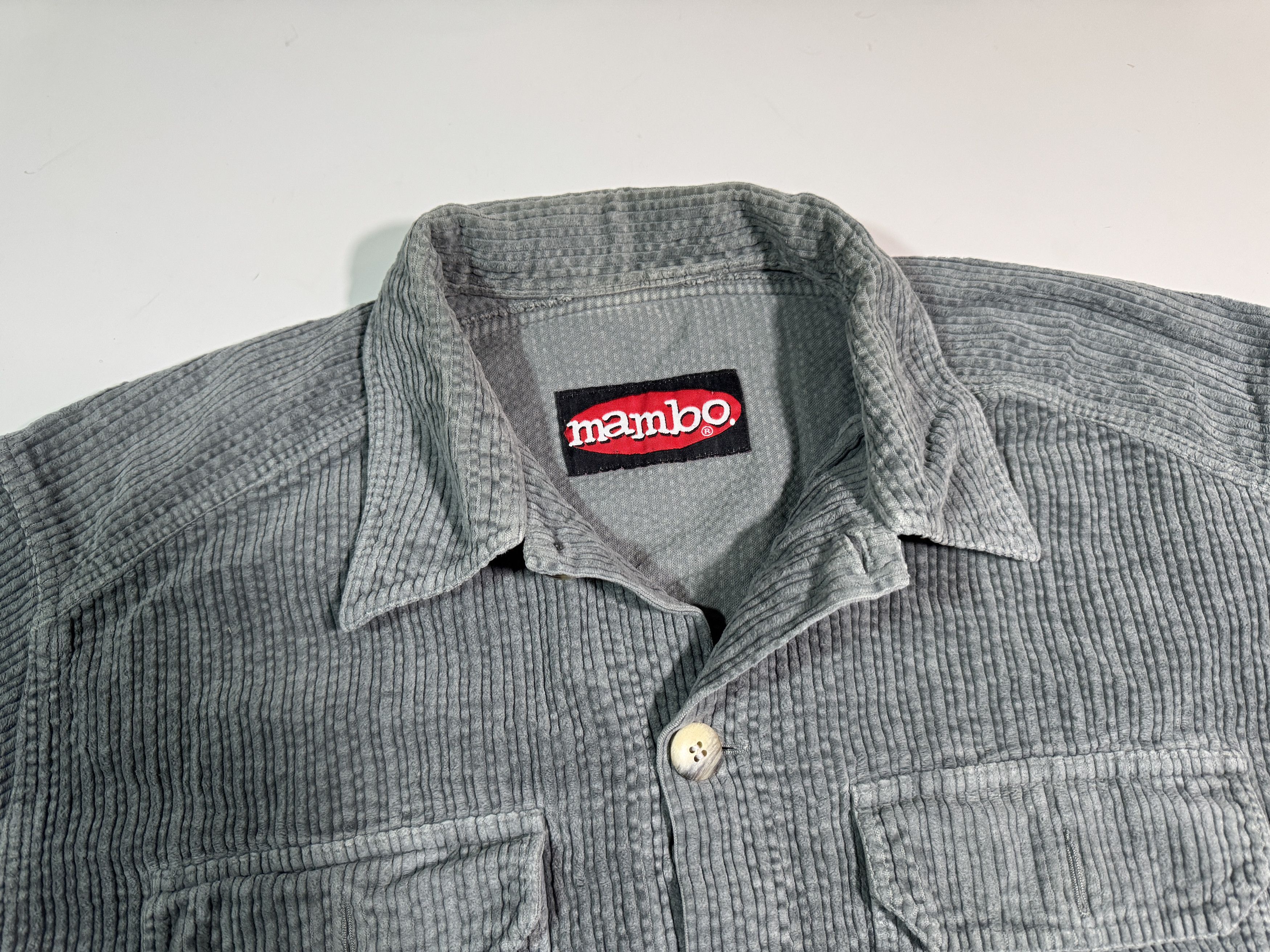 Mambo Vintage Mambo Corduroy Button Up Shirt Size US L / EU 52-54 / 3 - 5 Thumbnail