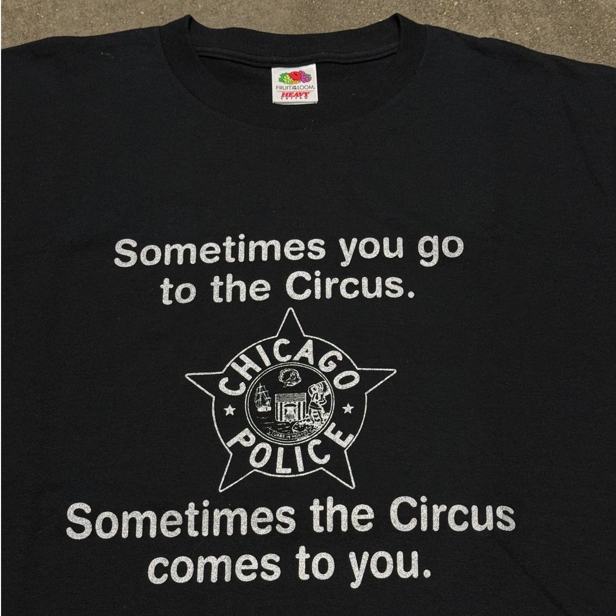 Vintage Vintage Chicago City Police Circus Funny T-shirt size Large Size US L / EU 52-54 / 3 - 3 Thumbnail