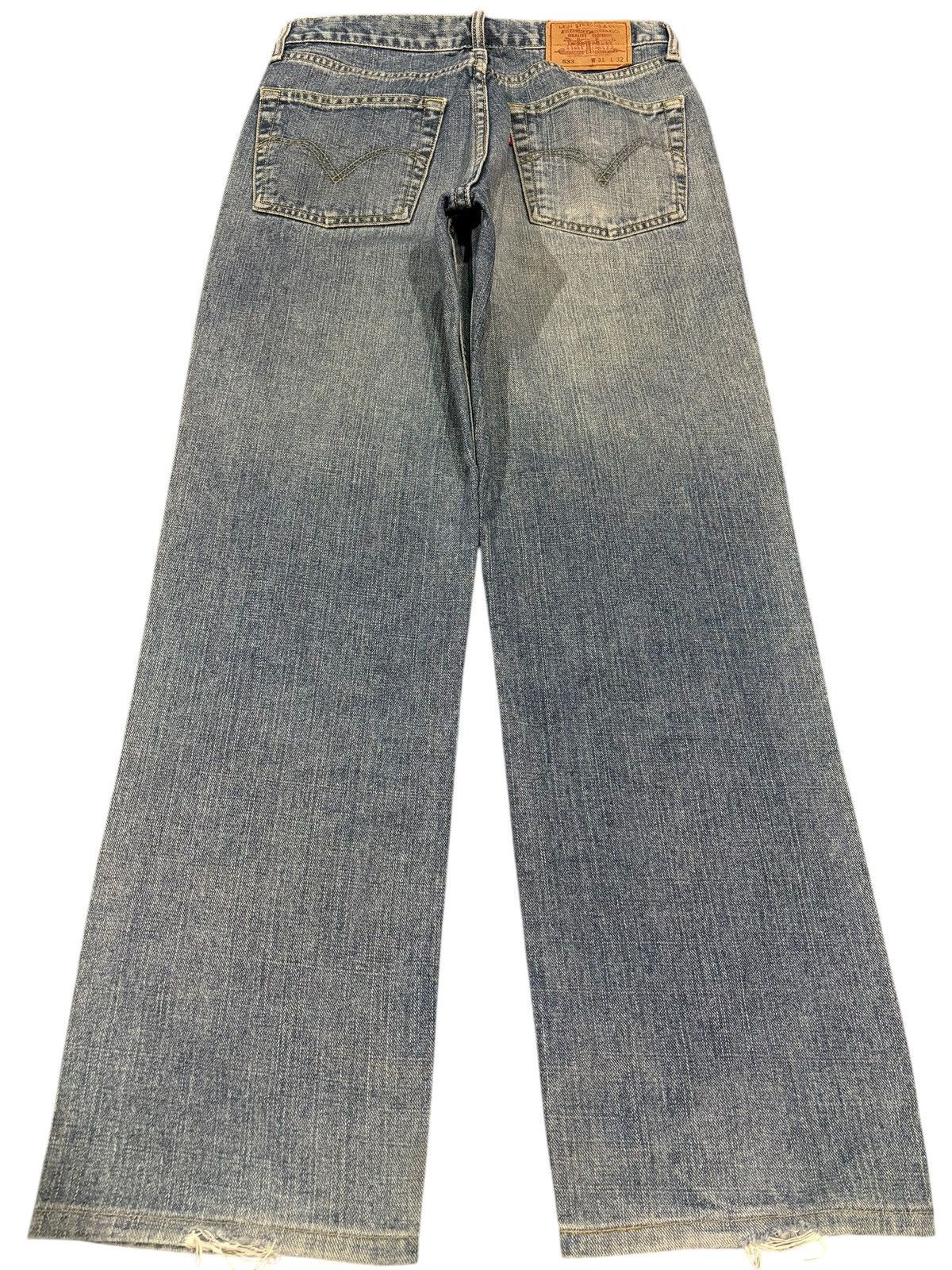 Levi's × Vintage Y2k Vintage Levi’s Japan Lot 553 Faded Straight Cut Jeans Size US 31 - 2 Thumbnail