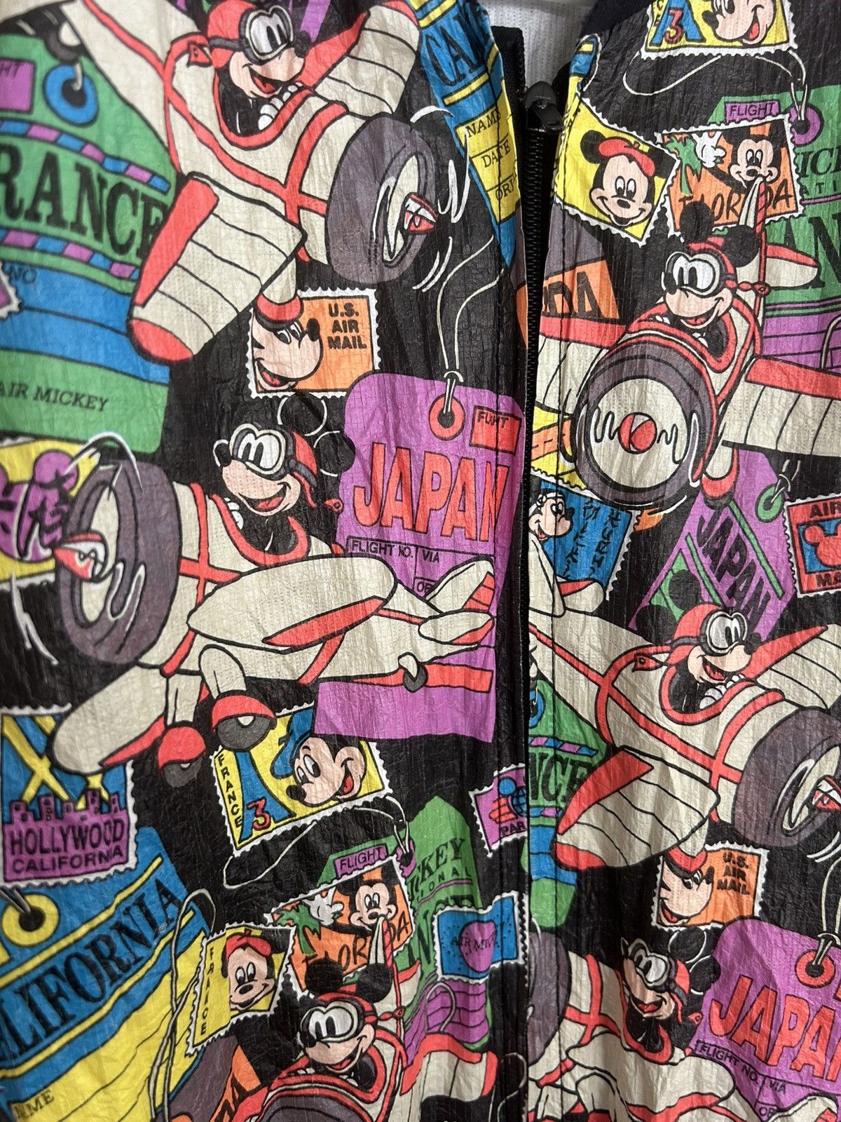 Mickey Mouse 90s Disney Mickey Mouse Air Mickey Flight Travel Windbreaker Size US M / EU 48-50 / 2 - 2 Thumbnail