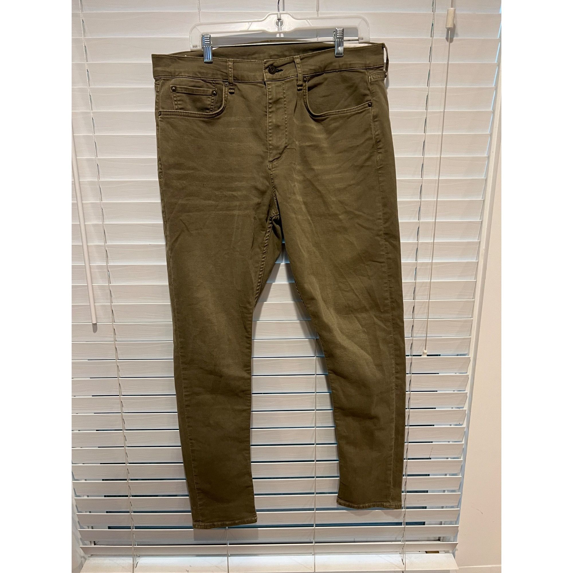 Rag & Bone Rag & Bone Mens Green Jeans - Size 36x32 Size US 36 / EU 52 - 1 Thumbnail