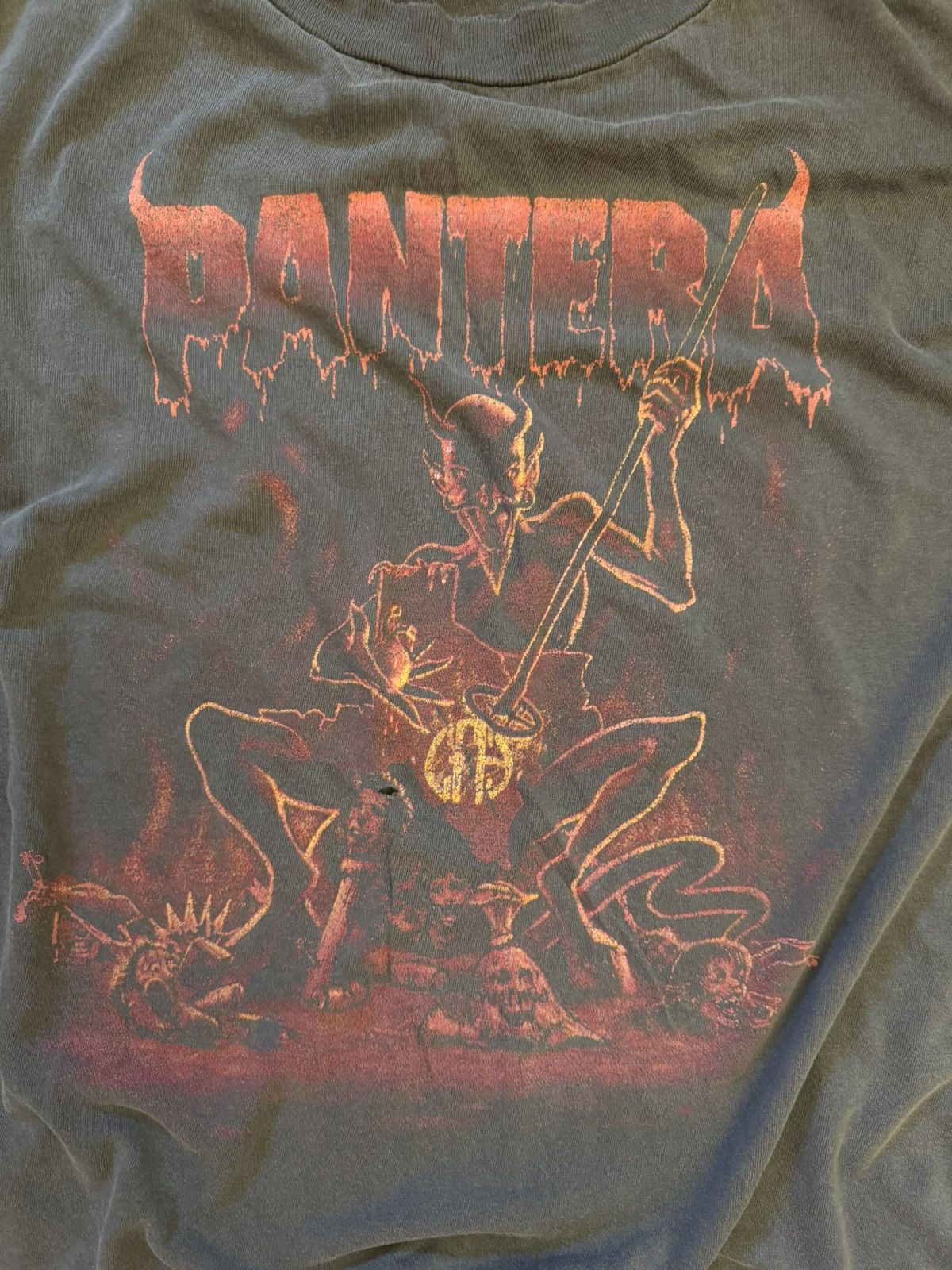 Band Tees Vintage Pantera Devil T-Shirt Size US L / EU 52-54 / 3 - 2 Thumbnail