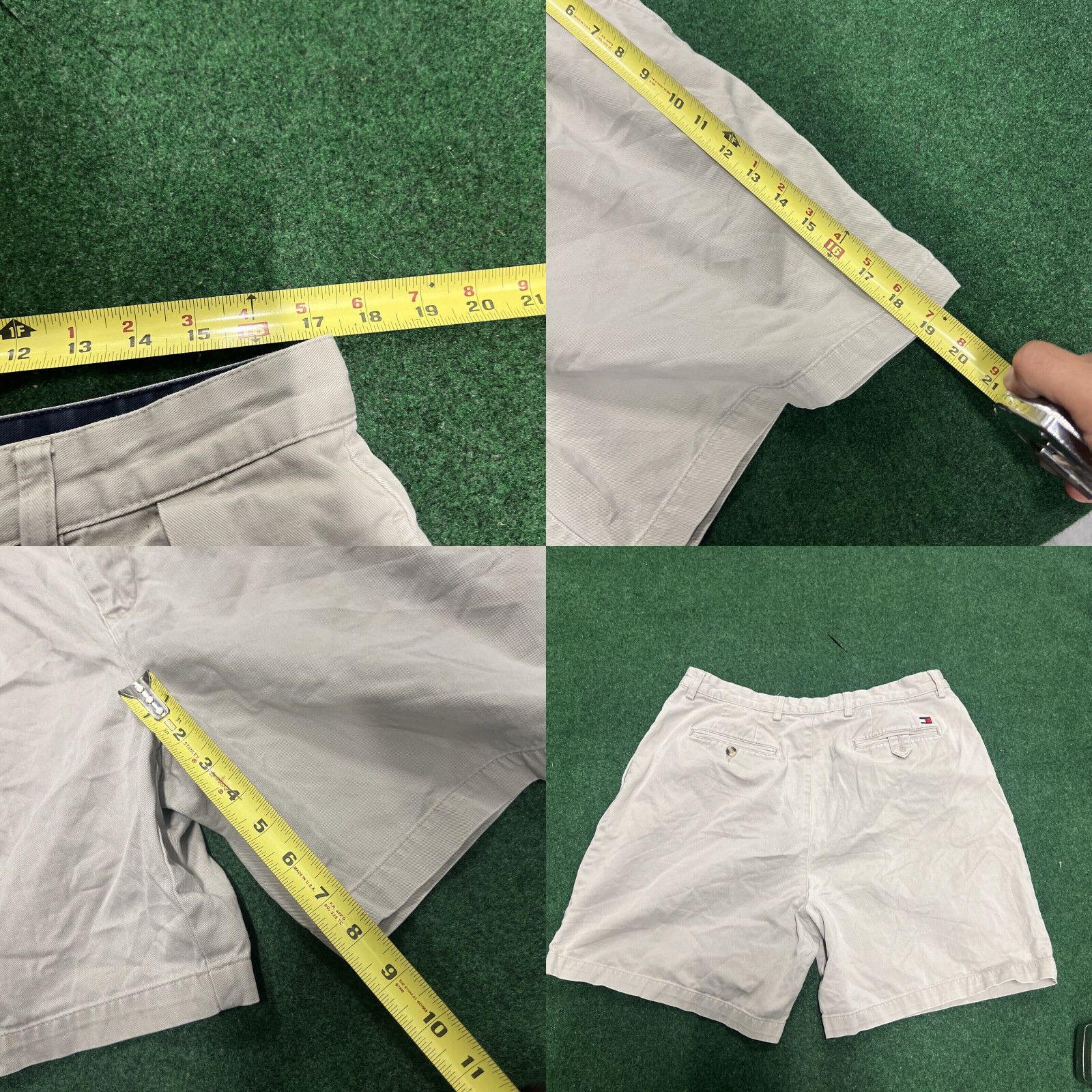 Tommy Hilfiger Tommy Hilfiger Mens Chino Shorts 38 Measures 34 Beige 100% Cotton Vintage Size US 34 / EU 50 - 8 Thumbnail