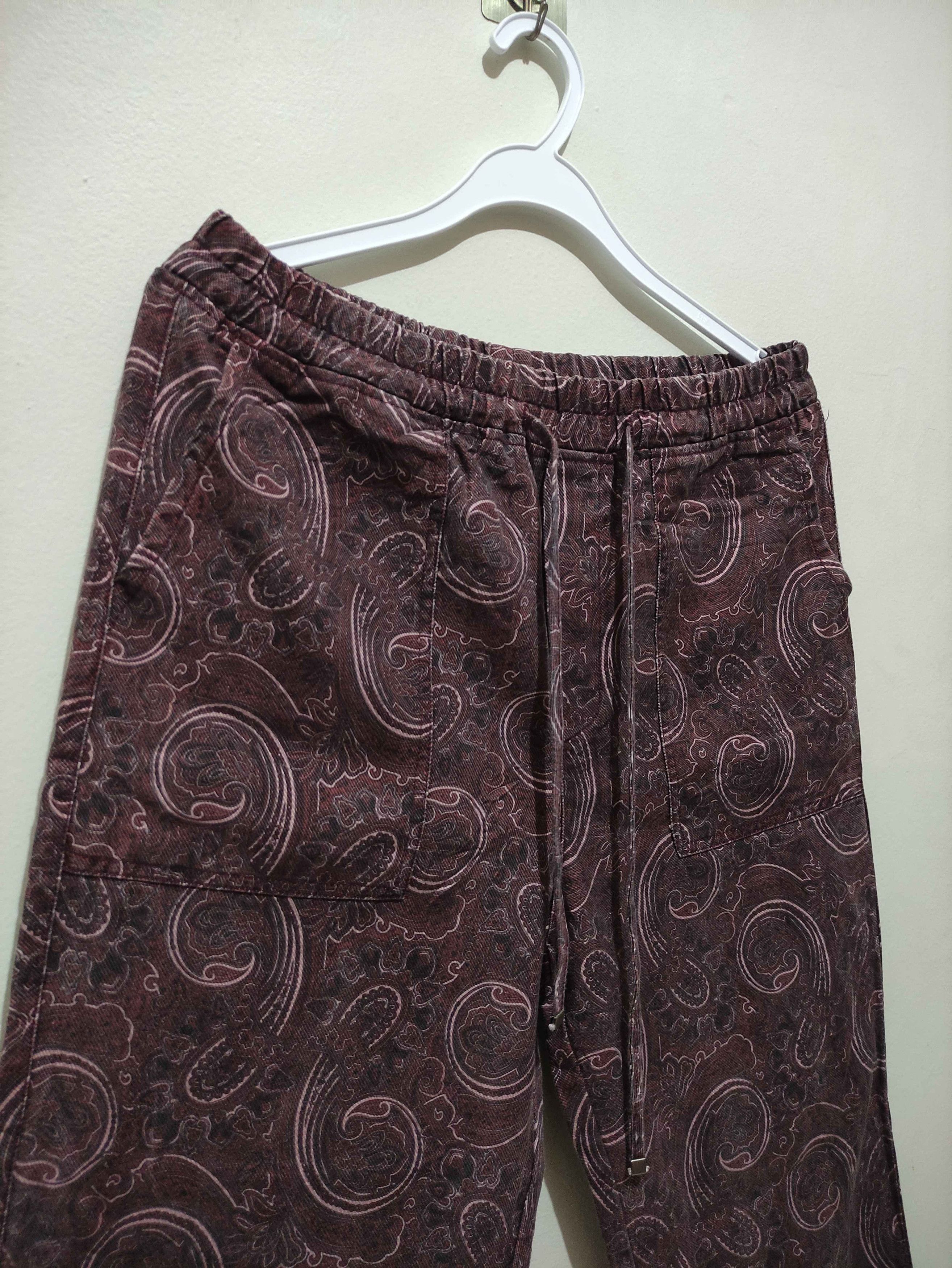 Zara Zara drawstring Paisley pants Size US 32 / EU 48 - 11 Thumbnail