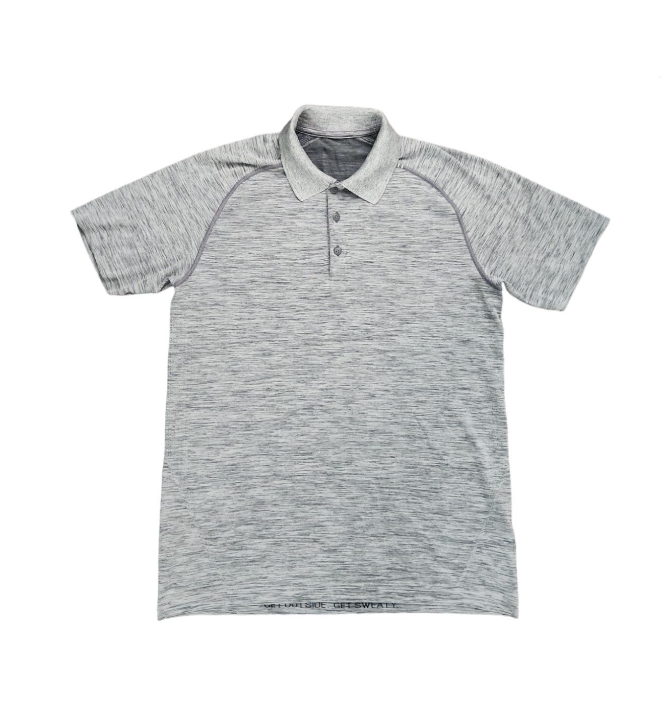 Lululemon Athletica Metal Vent Tech Golf Polo gray Medium