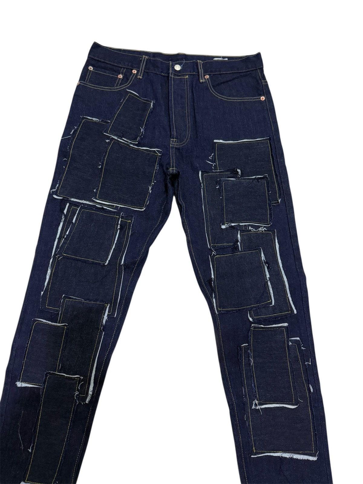 Edition Japan × Junya Watanabe × Levi's LEVIS 501 JAPAN EDITION SLIM TYPE PATCHWORK Size US 34 / EU 50 - 4 Thumbnail