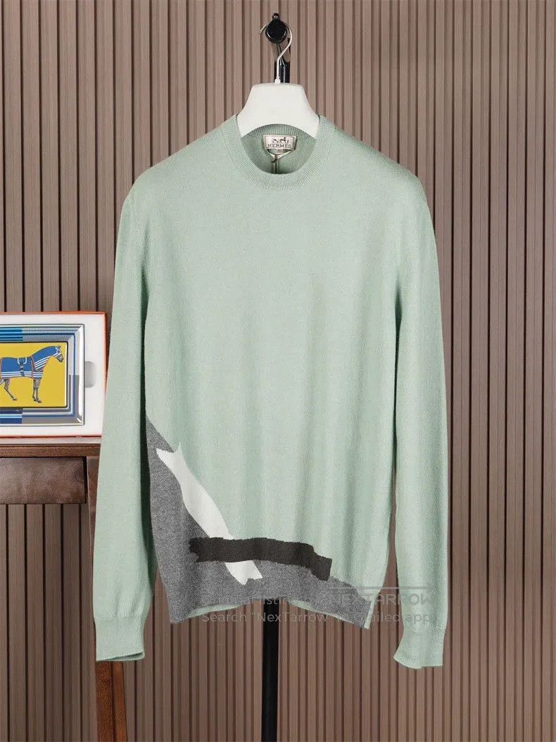 Hermes Hermes Men's Cashmere Sweater Size US XL / EU 56 / 4 - 1 Thumbnail